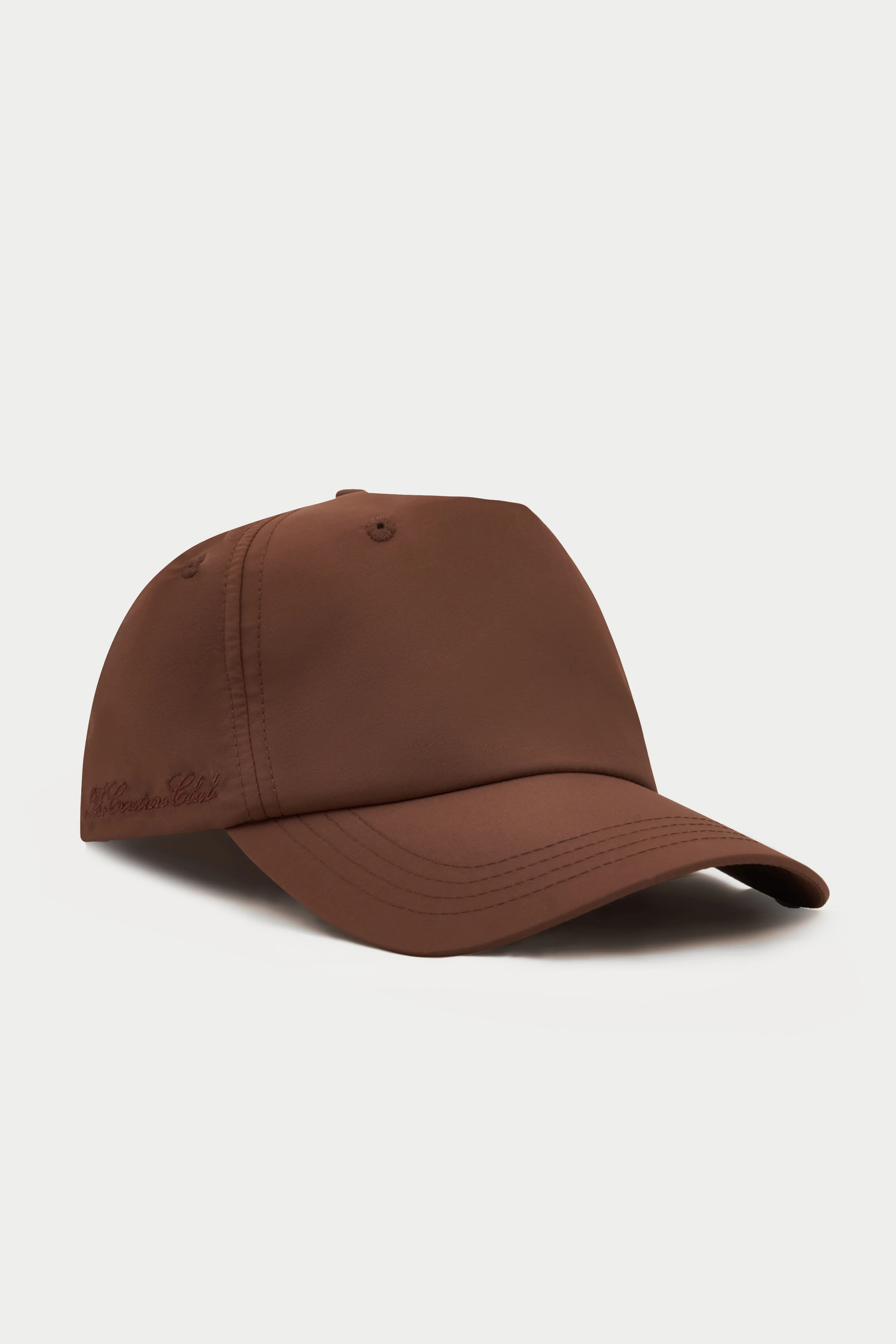5 PANEL NYLON CAP - BROWN - Image 4