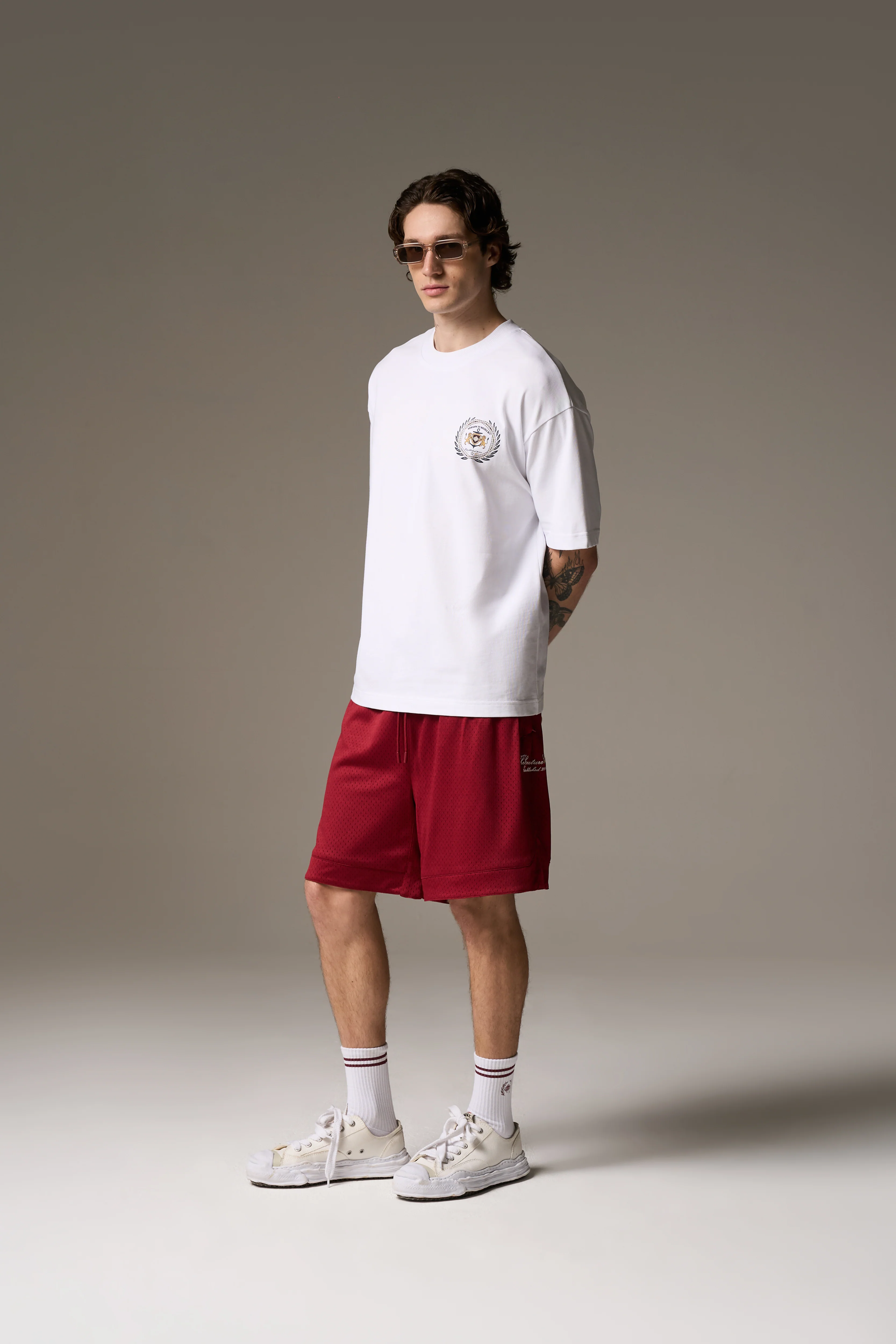 AIRTEX SHORTS - BURGUNDY - Image 5