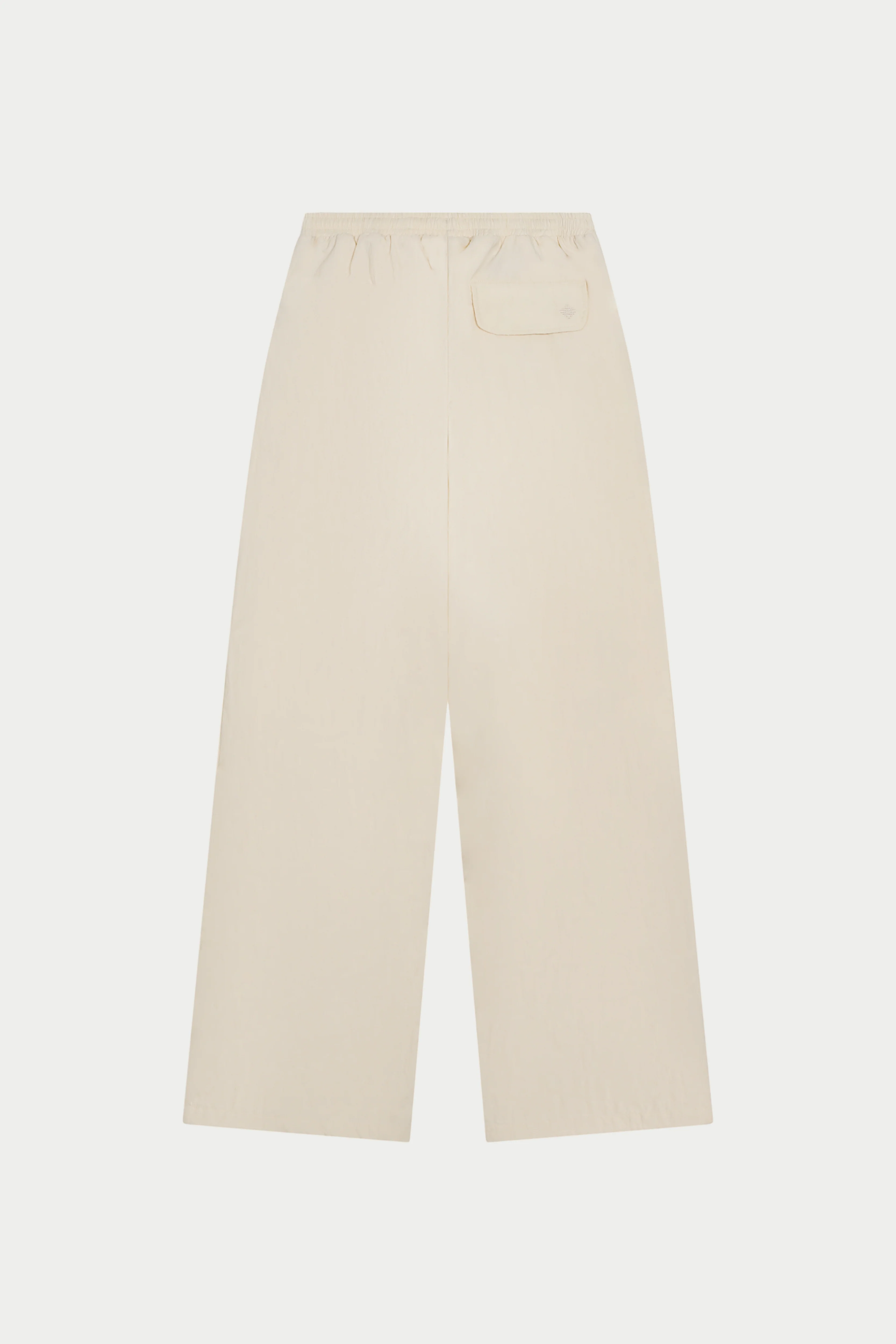 BARREL LEG SHELL TROUSERS - ECRU - Image 7