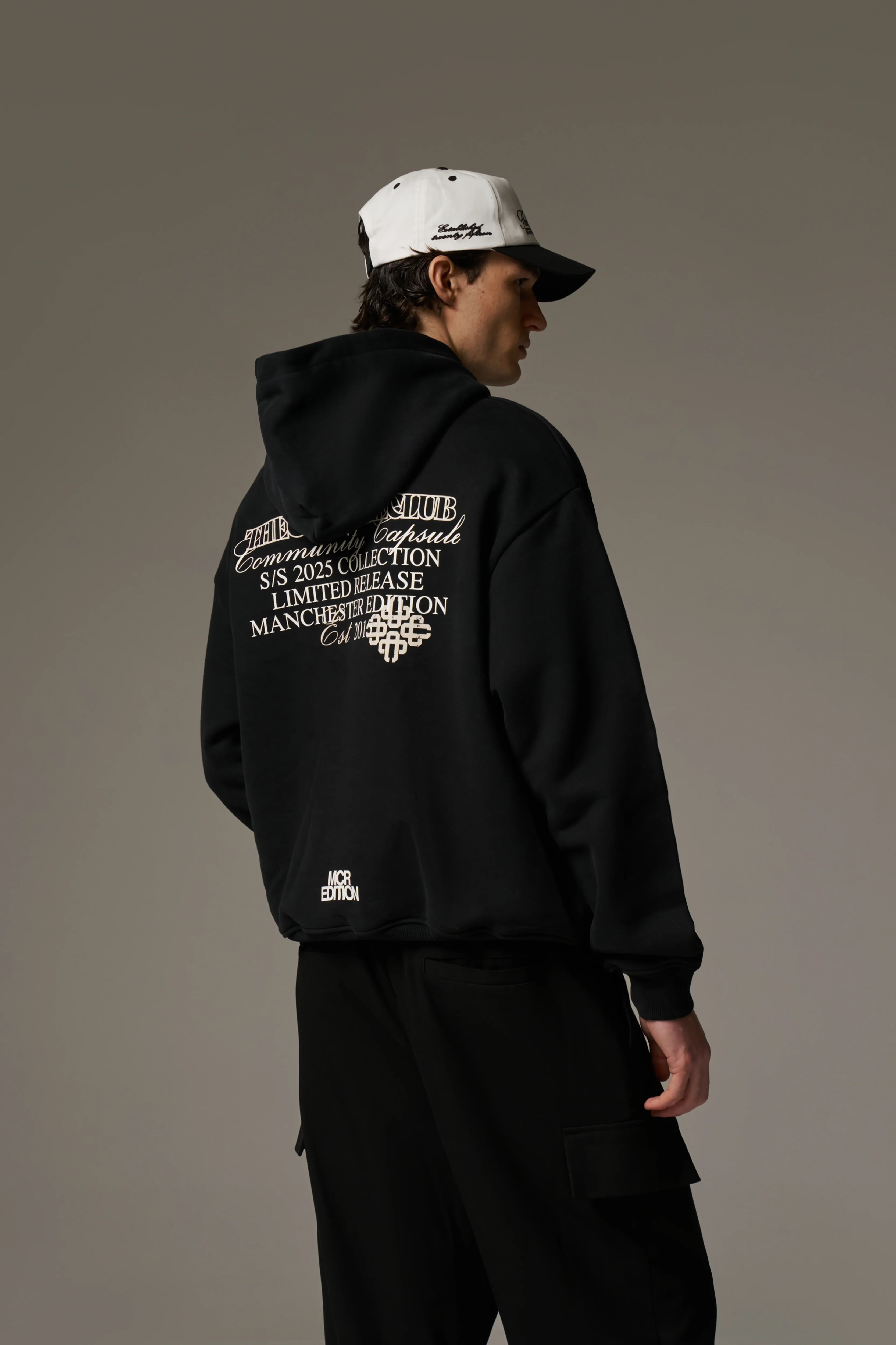COMMUNITY CAPSULE HOODIE - BLACK - Image 3