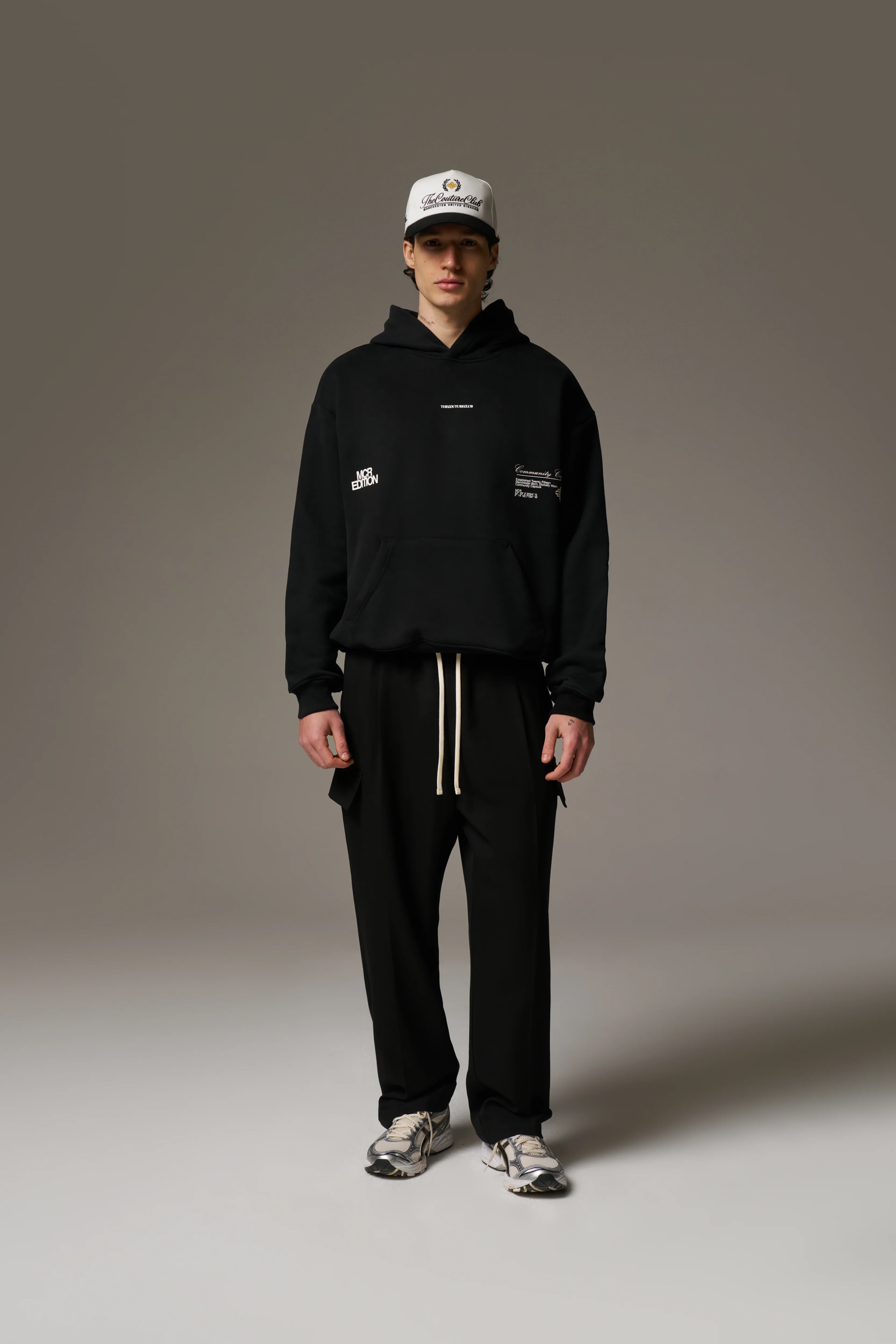 COMMUNITY CAPSULE HOODIE - BLACK - Image 4