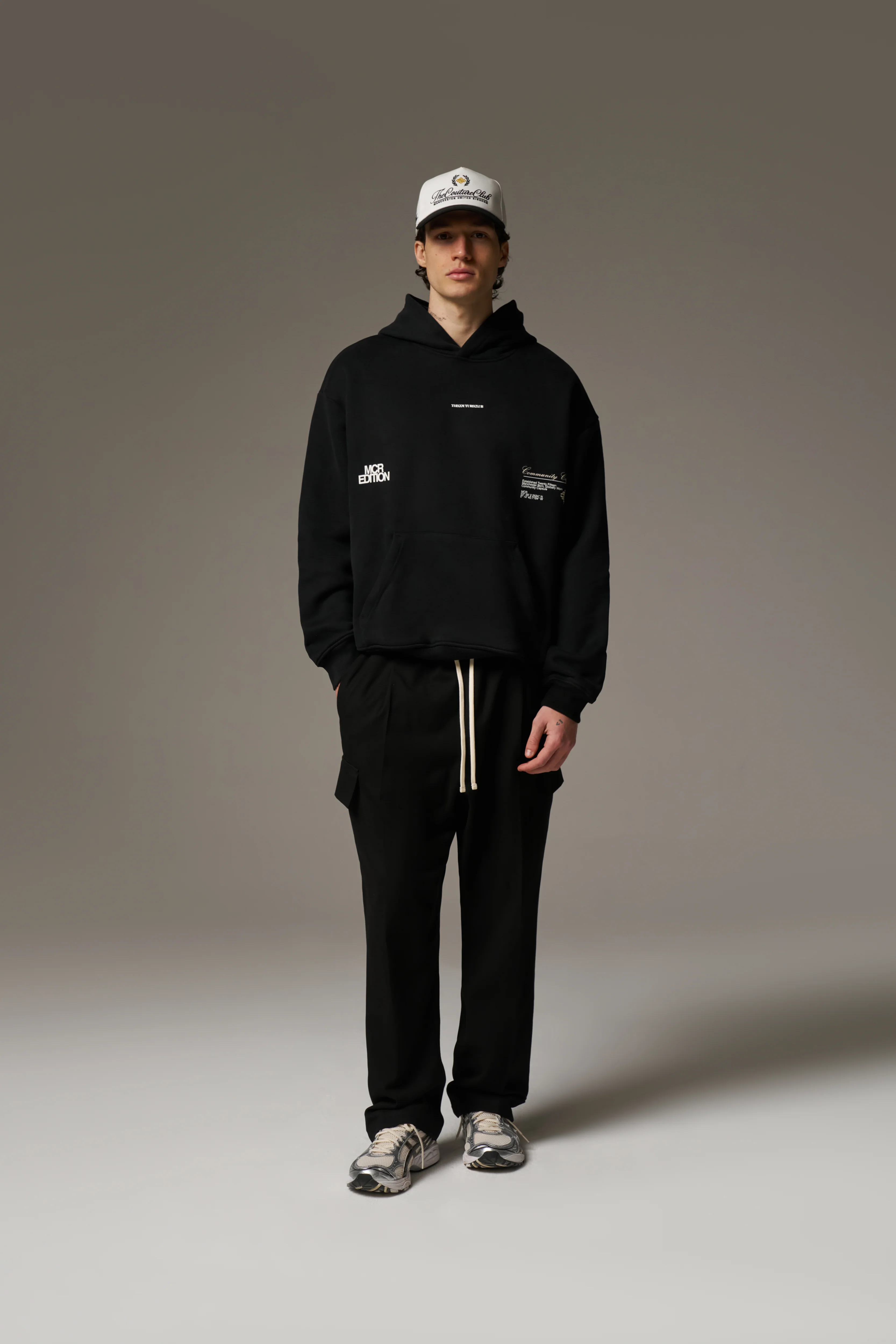 COMMUNITY CAPSULE HOODIE - BLACK - Image 9