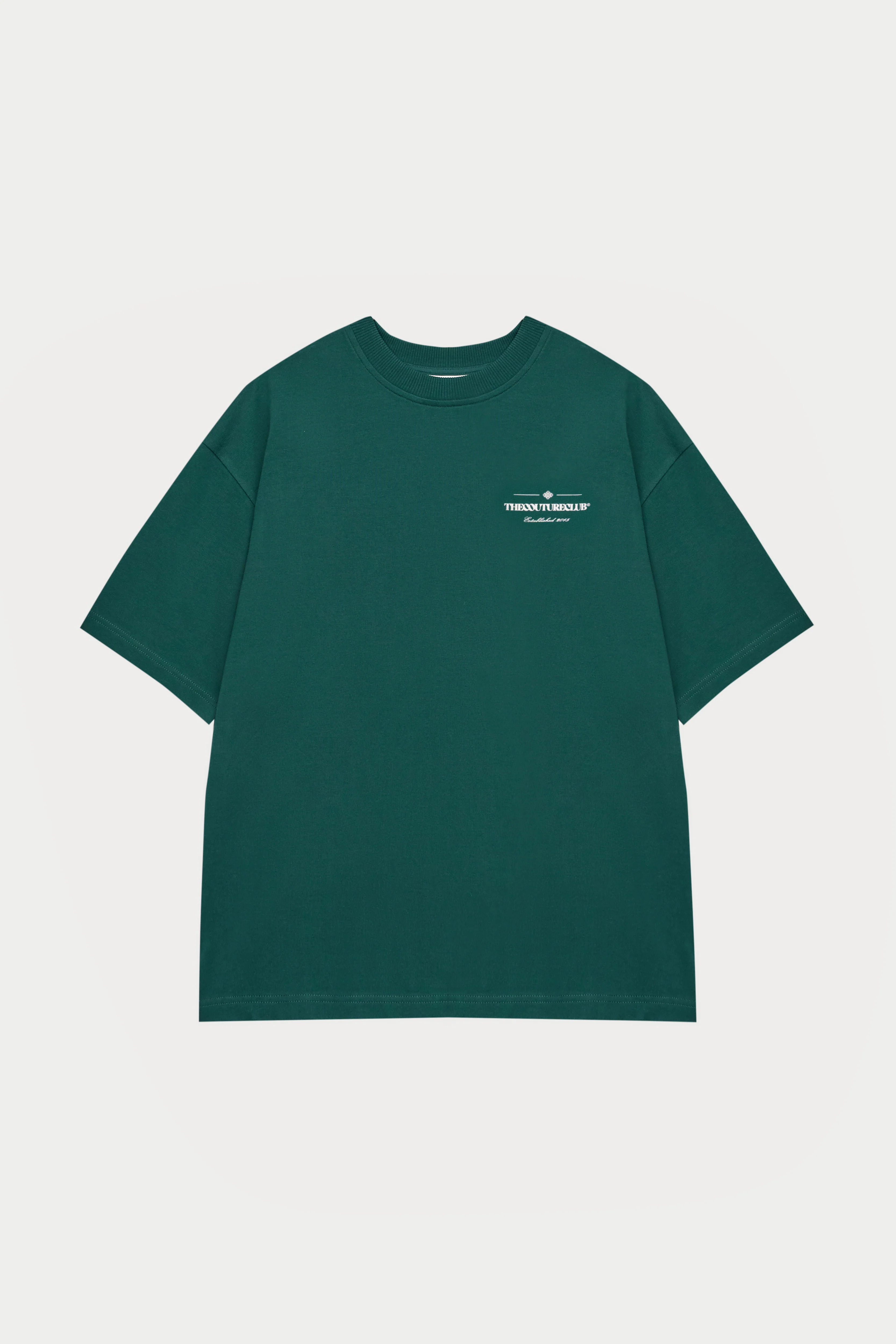 COPYRIGHT MULTI GRAPHIC T-SHIRT - FOREST GREEN - Image 6