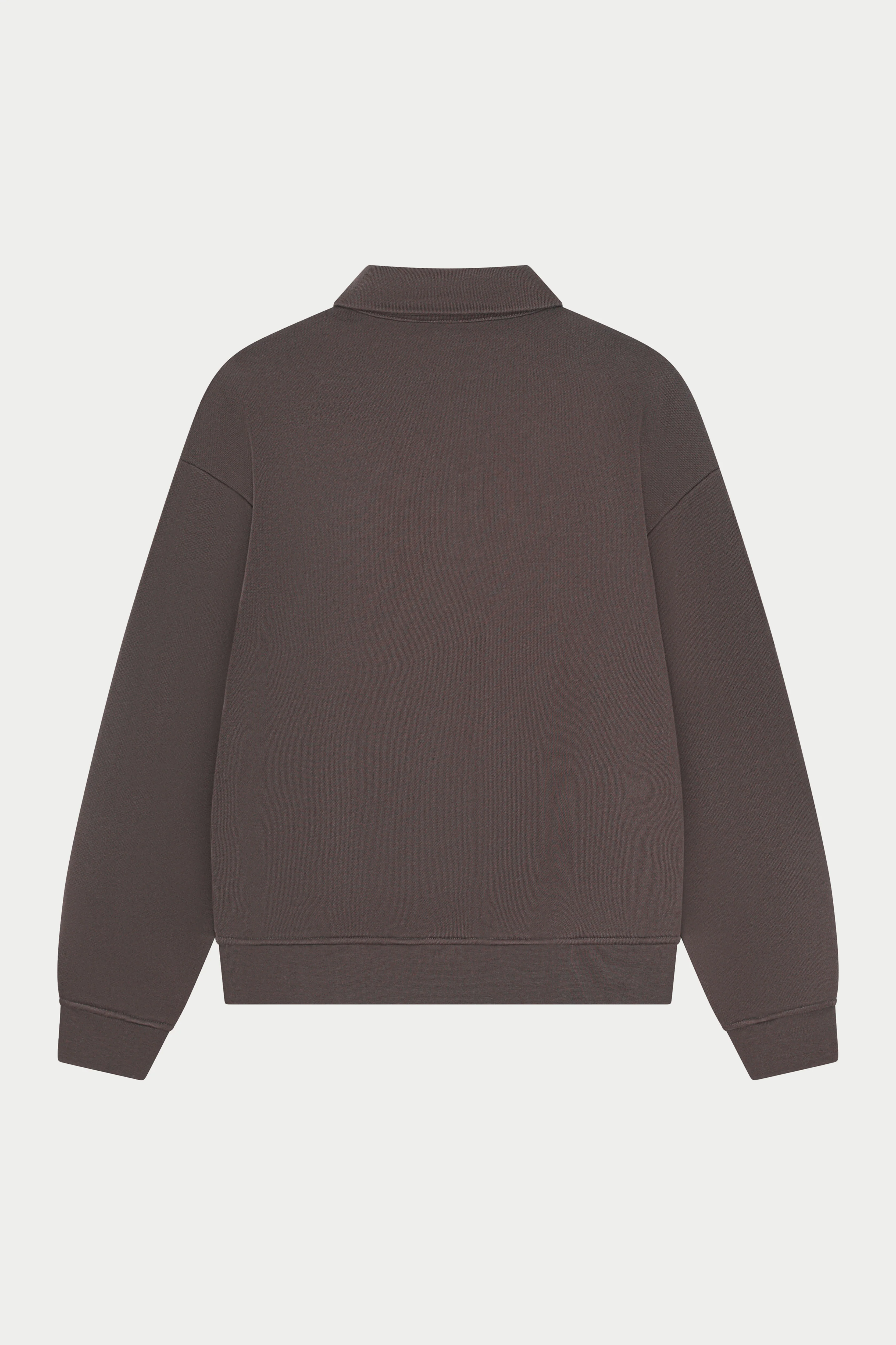 CTRE BUTTON THROUGH POLO - BROWN - Image 7