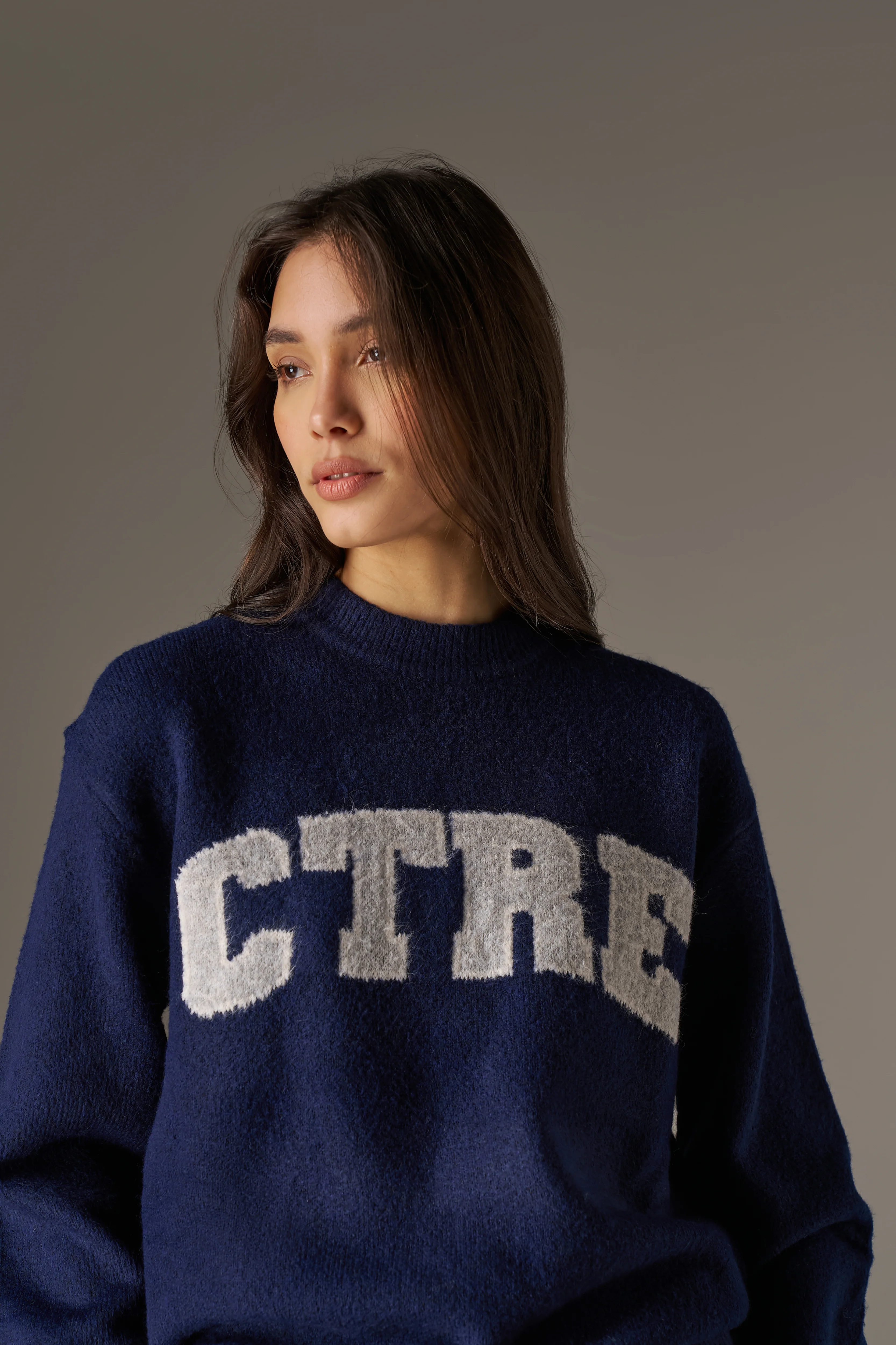 CTRE KNITTED SWEATSHIRT - NAVY - Image 4