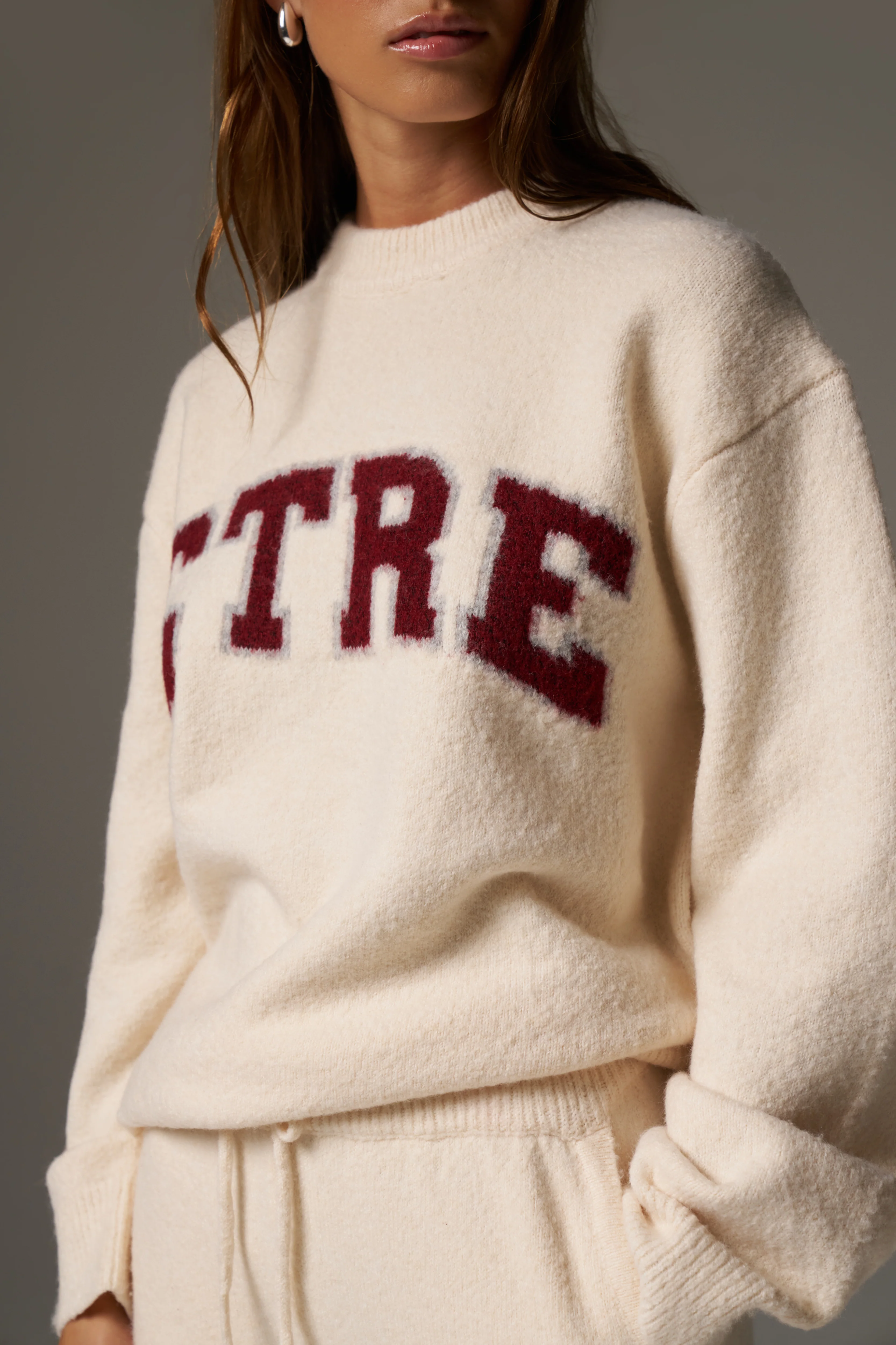 CTRE KNITTED SWEATSHIRT - OFF WHITE - Image 4