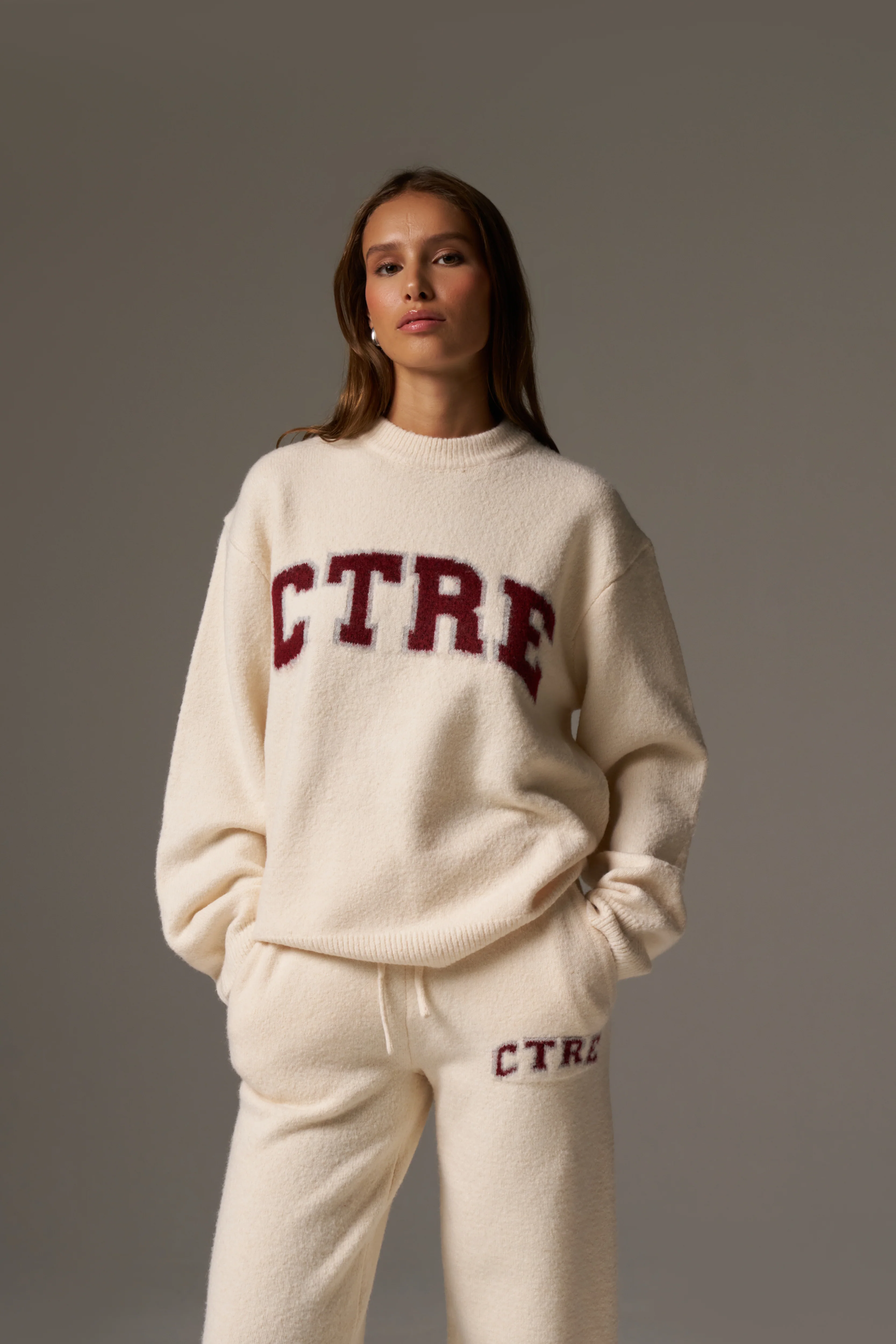 CTRE KNITTED SWEATSHIRT - OFF WHITE - Image 8