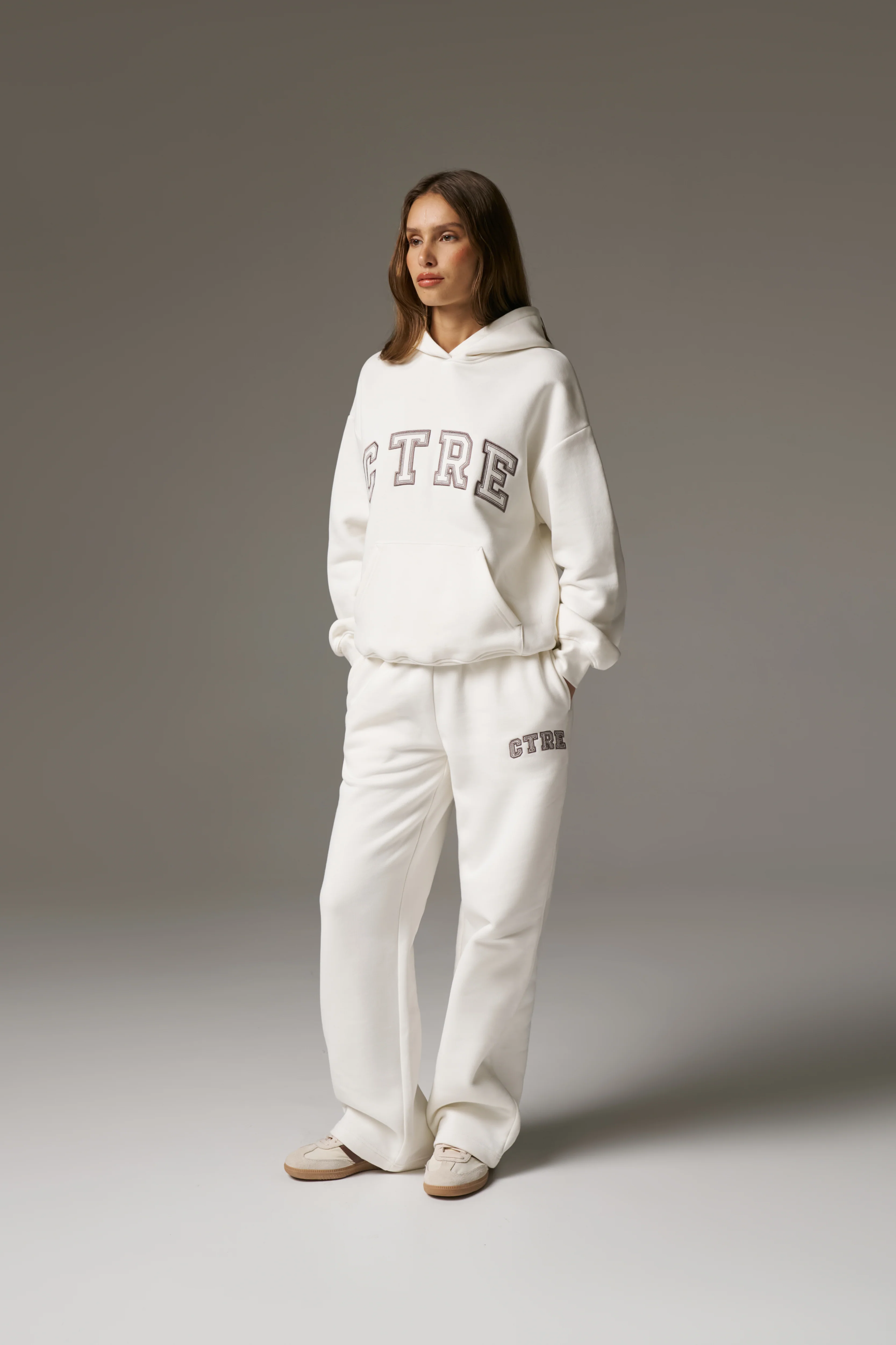 CTRE RELAXED HOODIE - OFF WHITE - Image 8