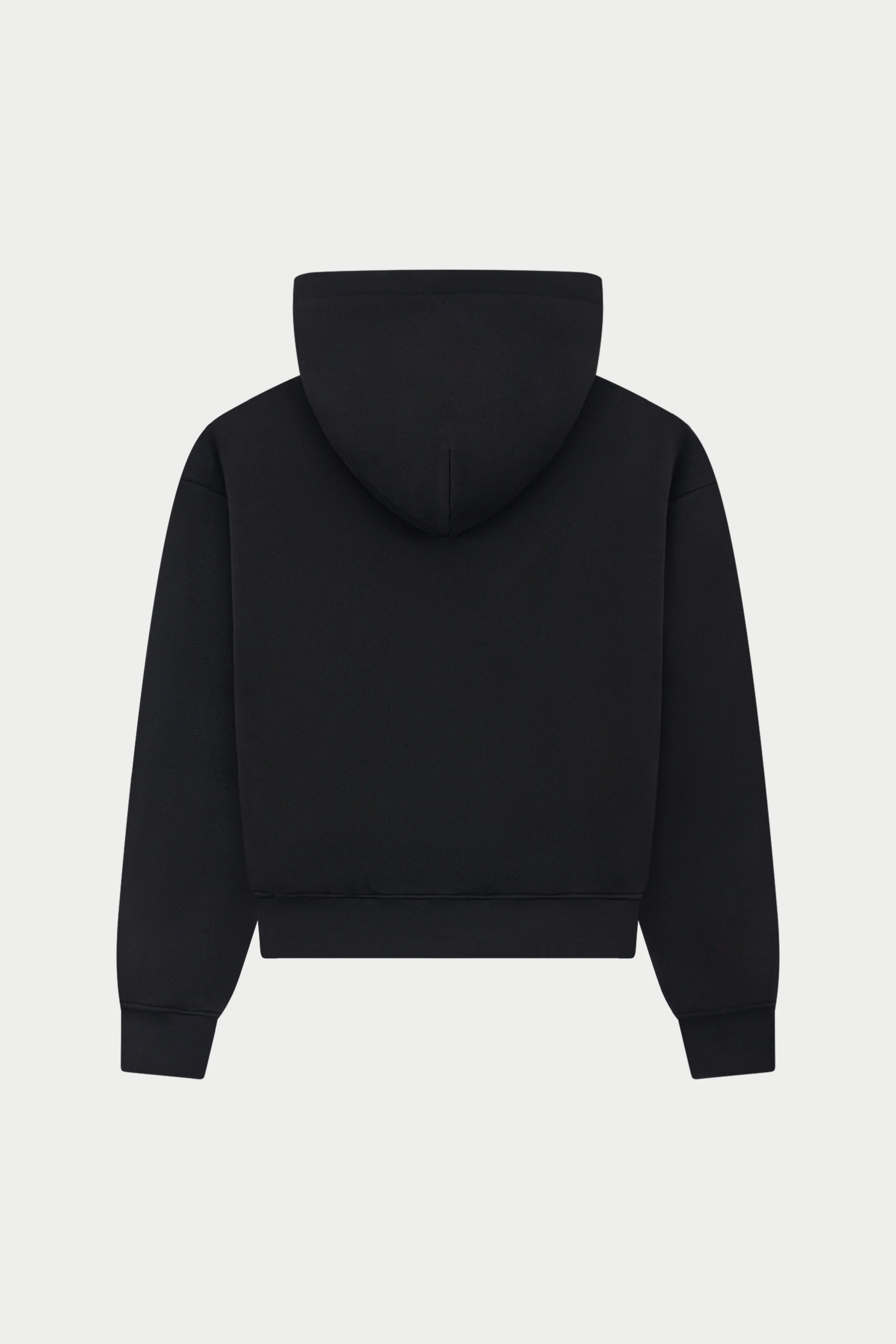 CTRE ZIP THROUGH RELAXED HOODIE - BLACK - Image 9