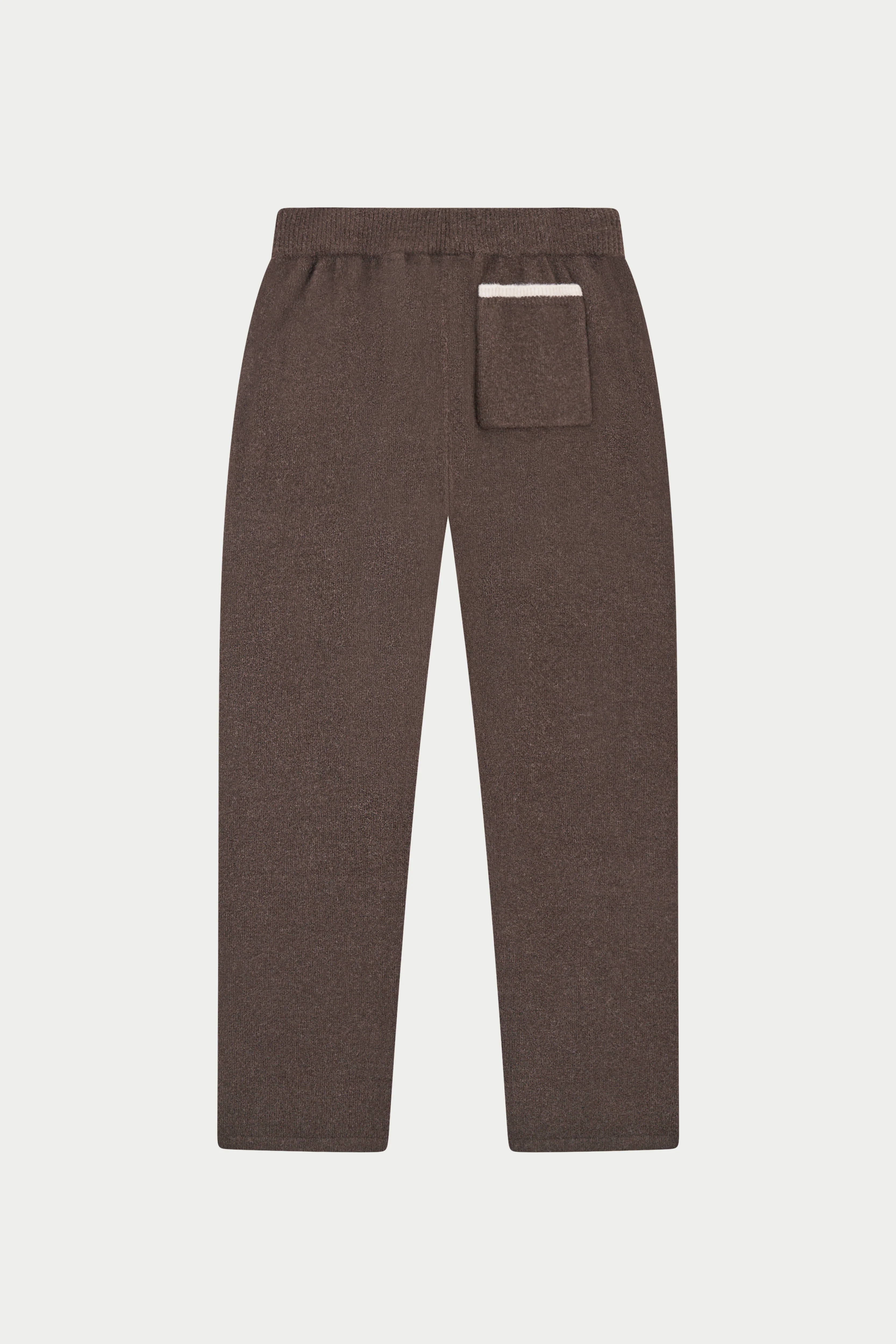 MONOGRAM KNITTED JOGGERS - BROWN - Image 10