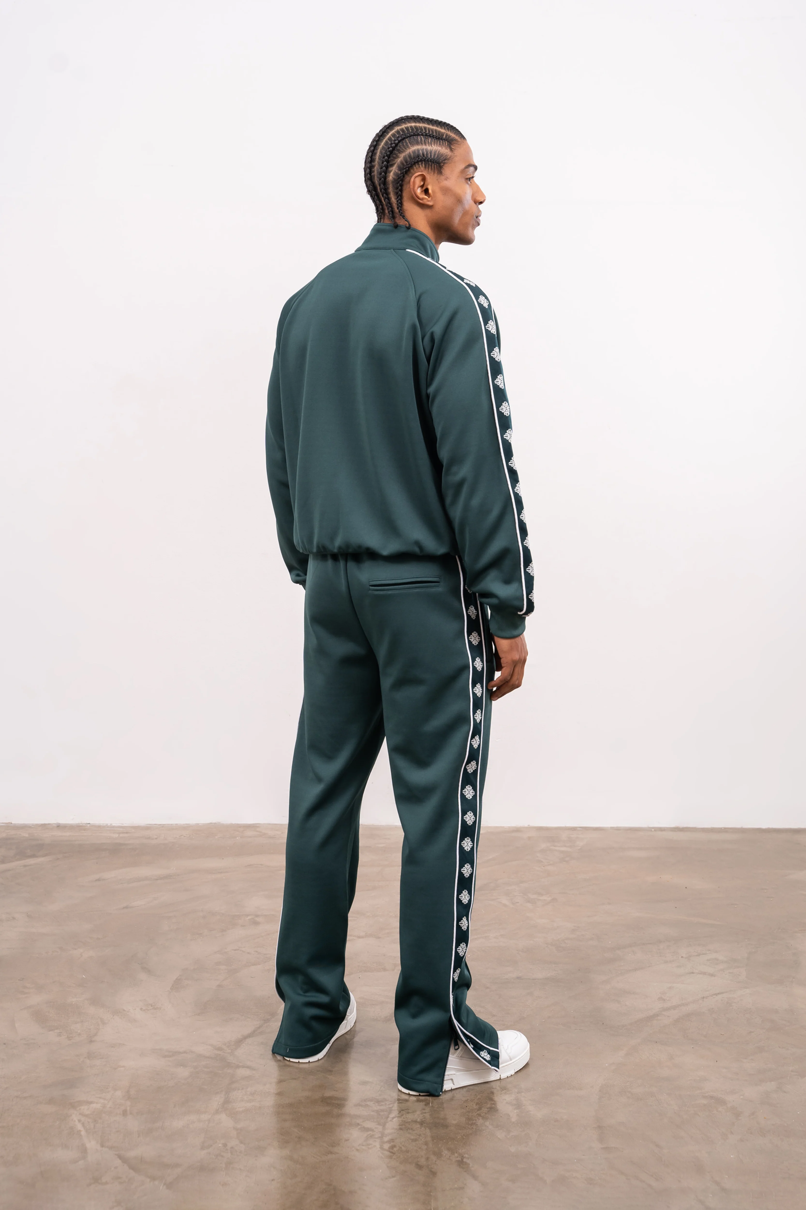 EMBLEM TRACK JACKET - GREEN - Image 6
