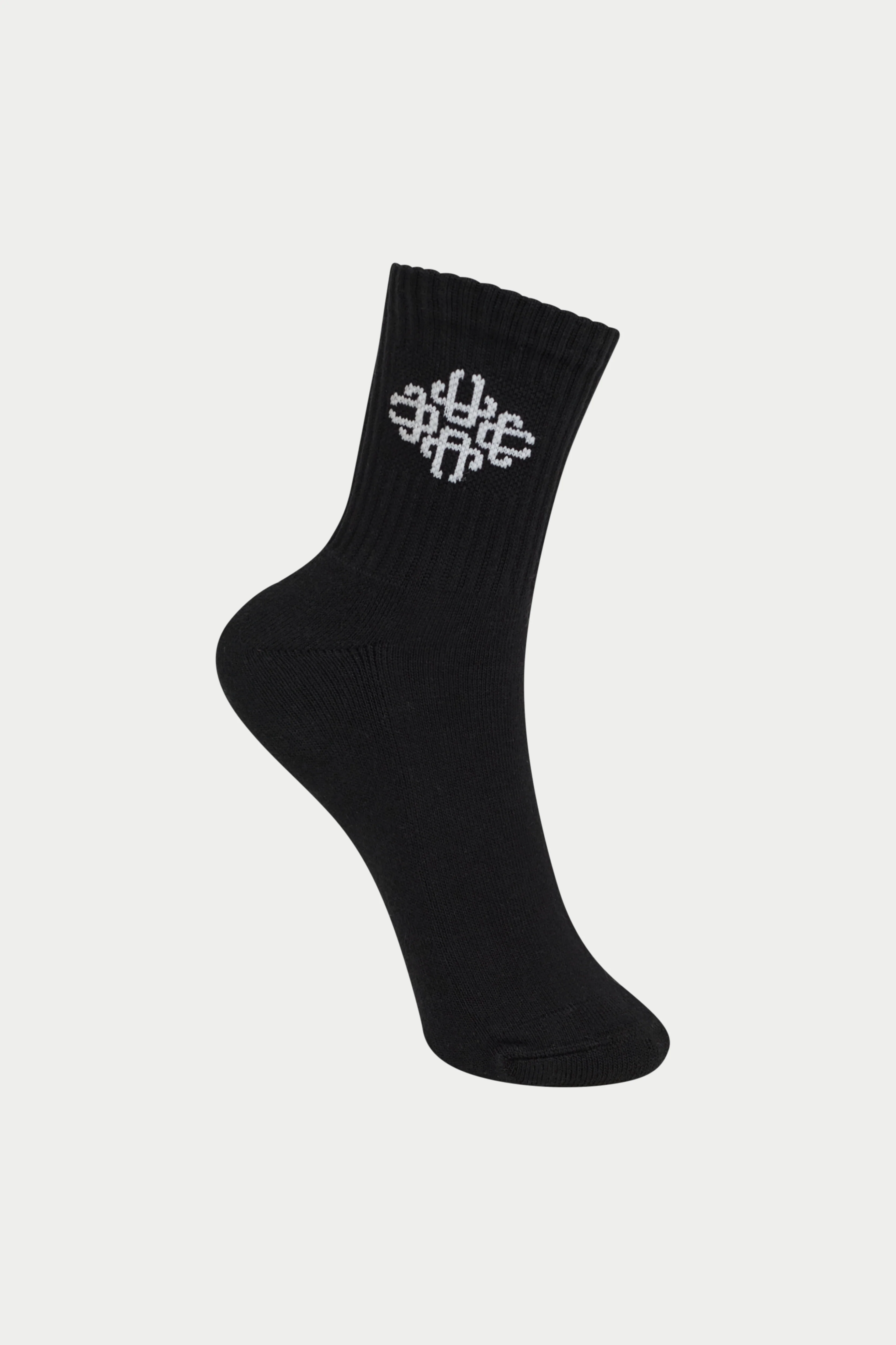 EMBLEM SPORT SOCK - BLACK - Image 2