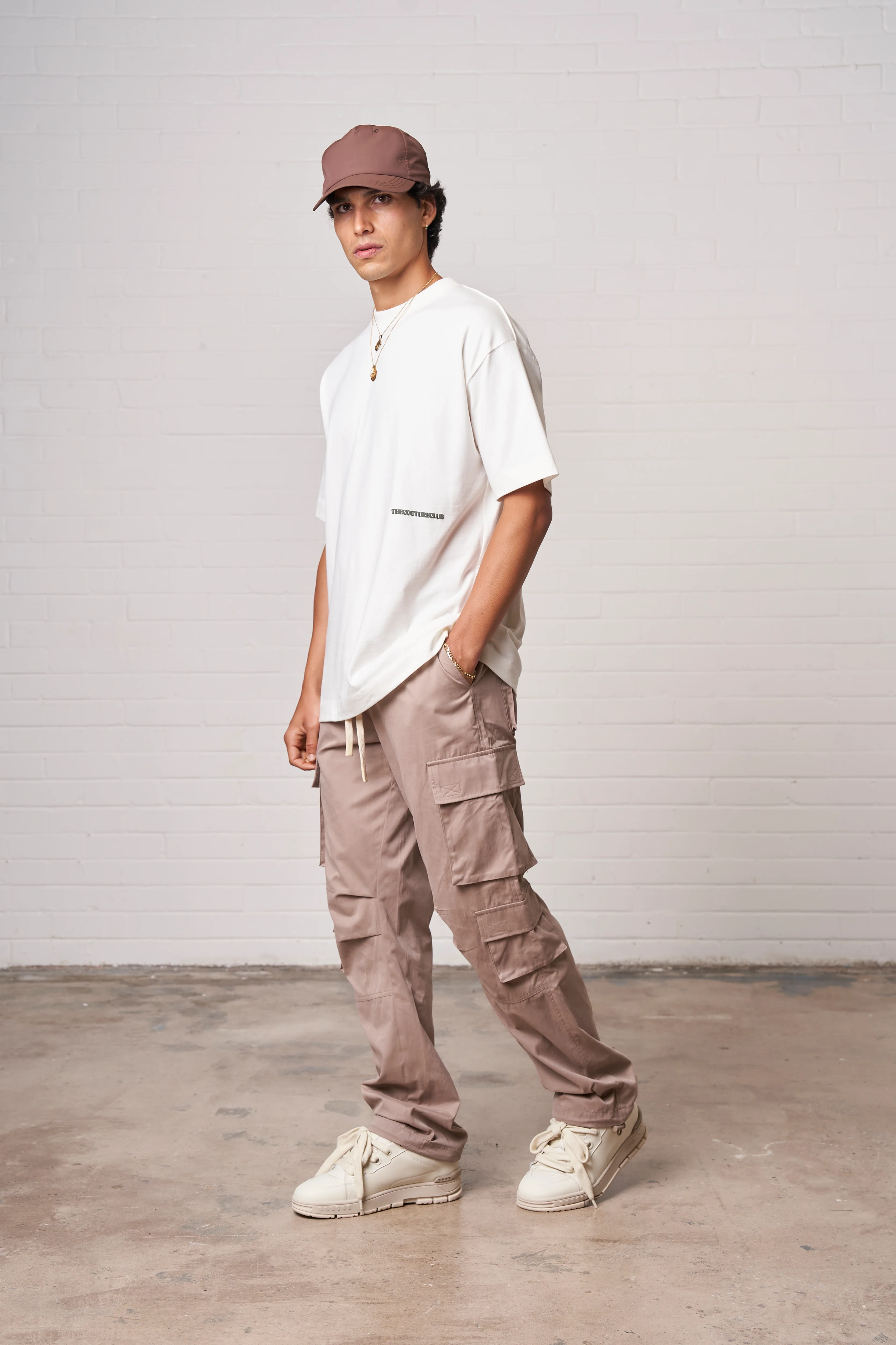 ESSENTIALS CARGO PANT - BEIGE - Image 3