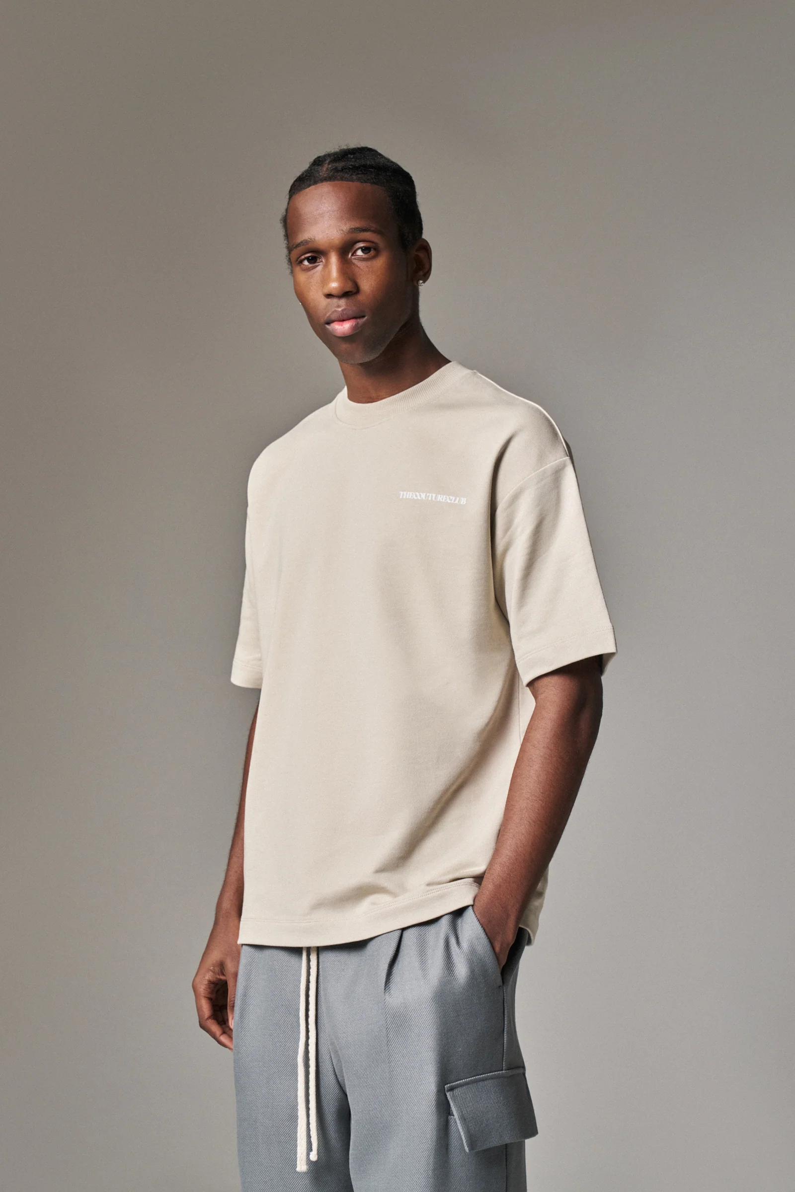 HEAVYWEIGHT COPYRIGHT T-SHIRT - BEIGE - Image 2