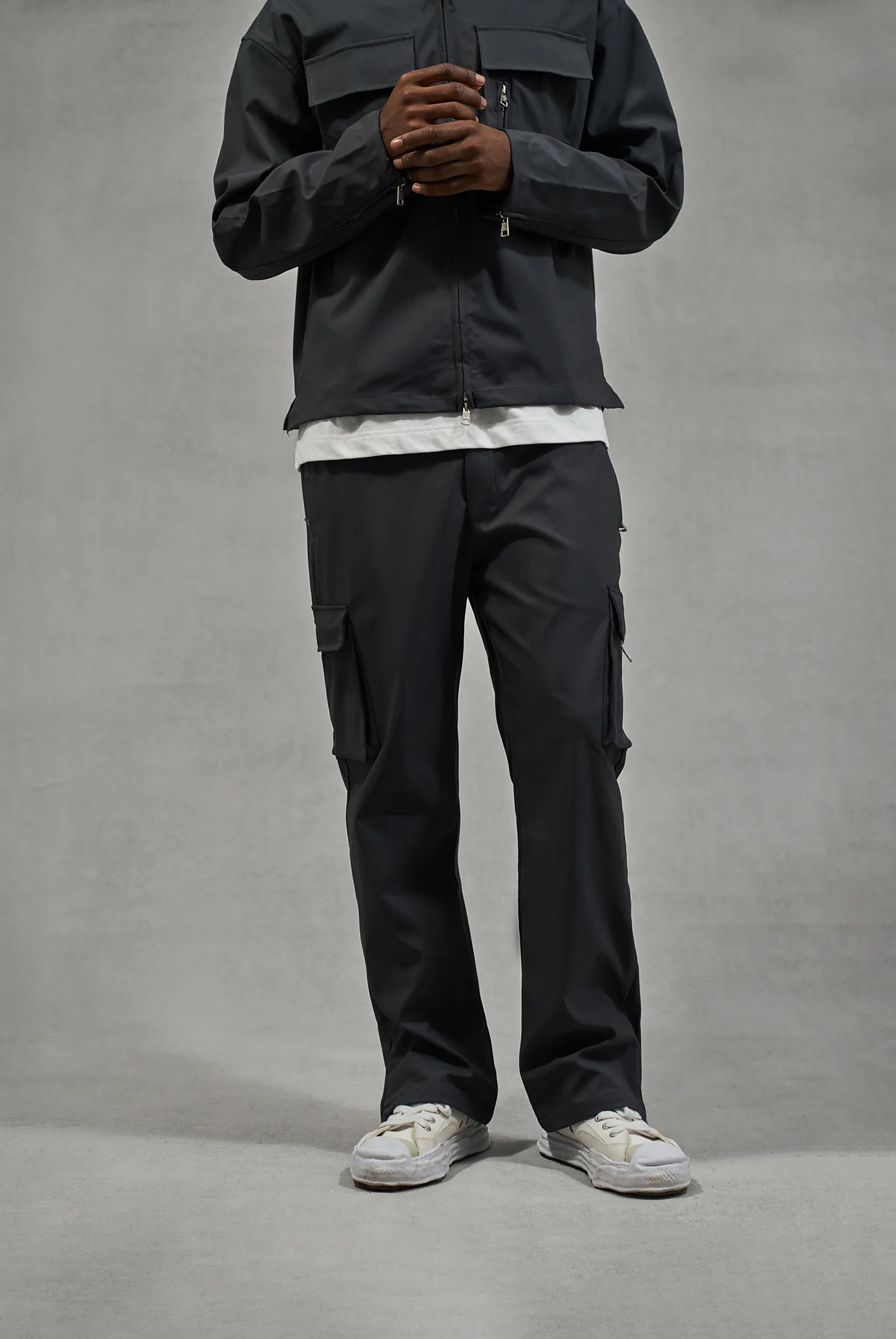 TECHNICAL CARGO TROUSER - GREY - Image 2