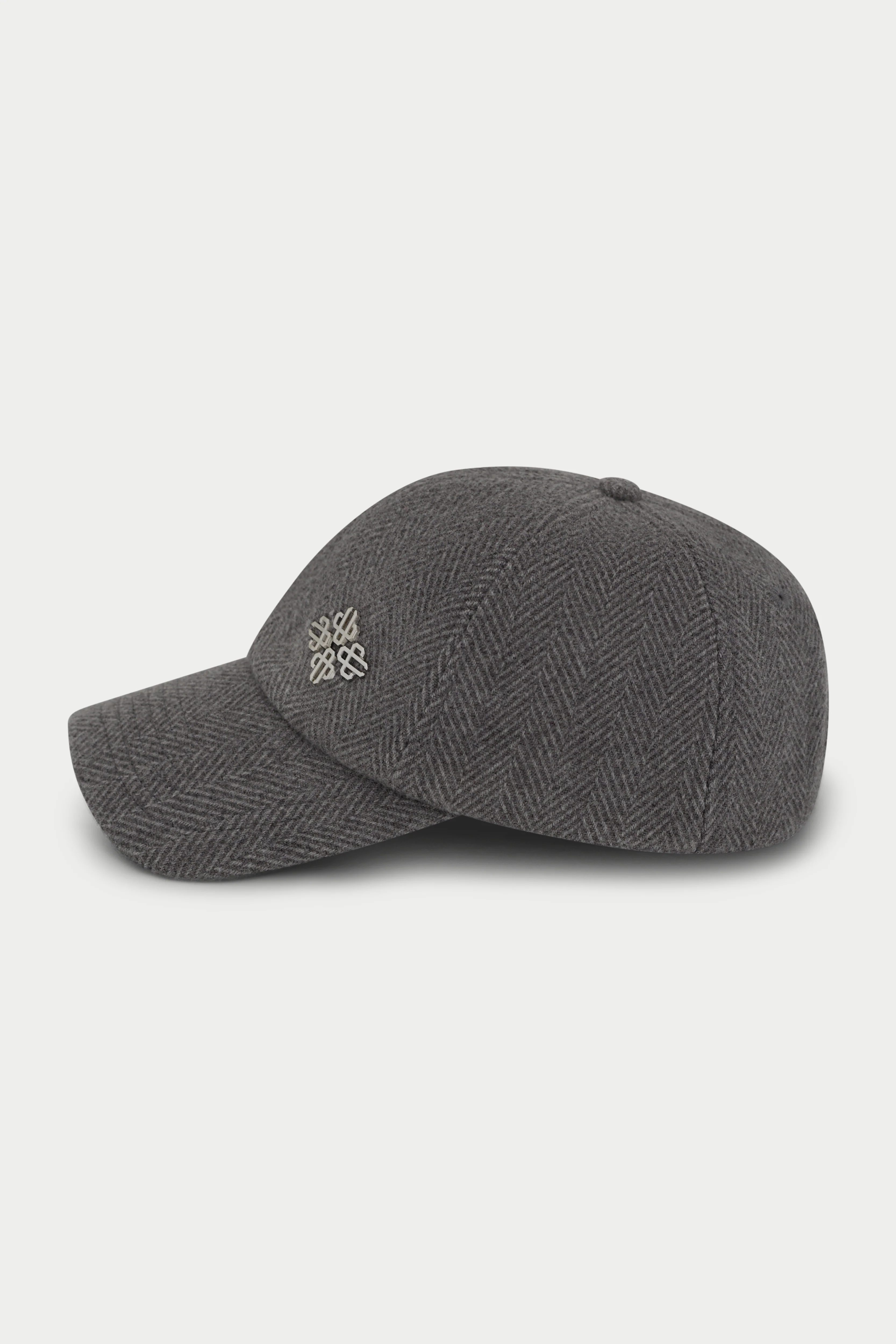 HERRINGBONE CAP - GREY - Image 4