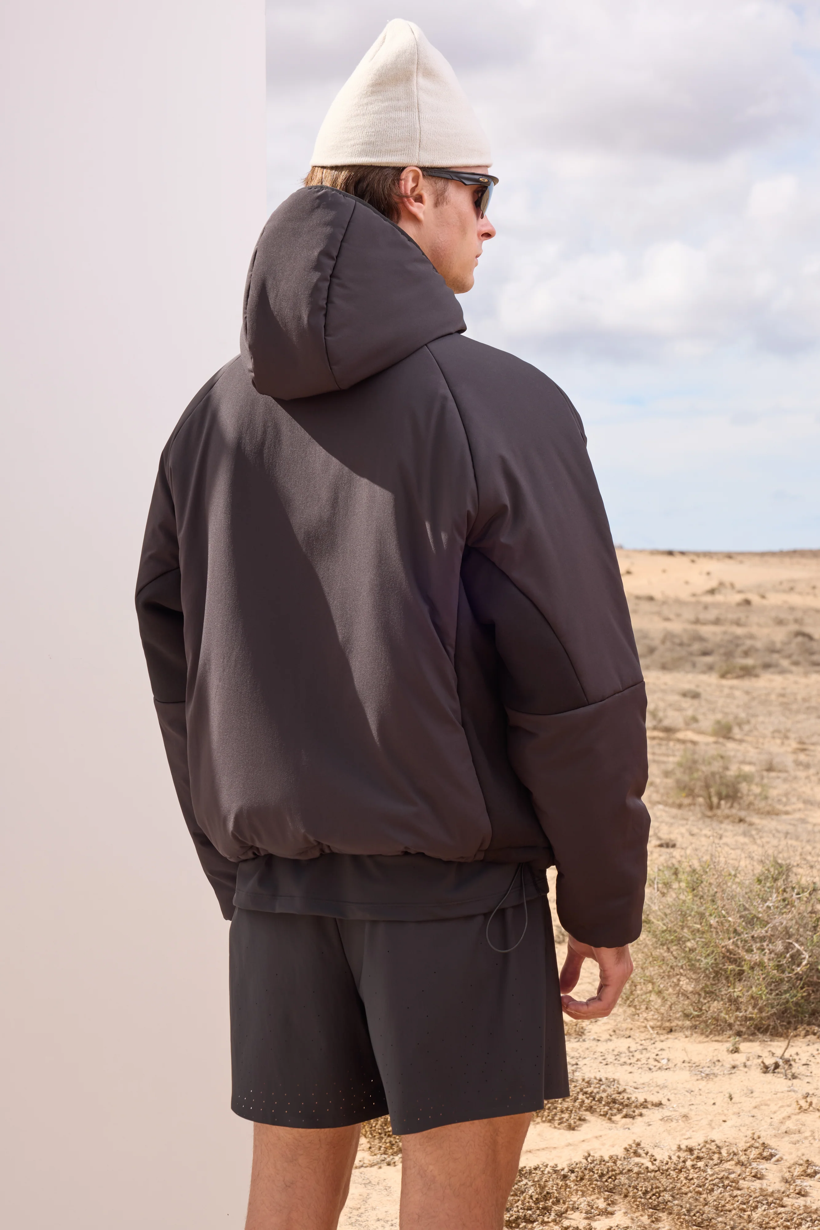 INSULATED WARM UP JACKET - BLACK - Image 8