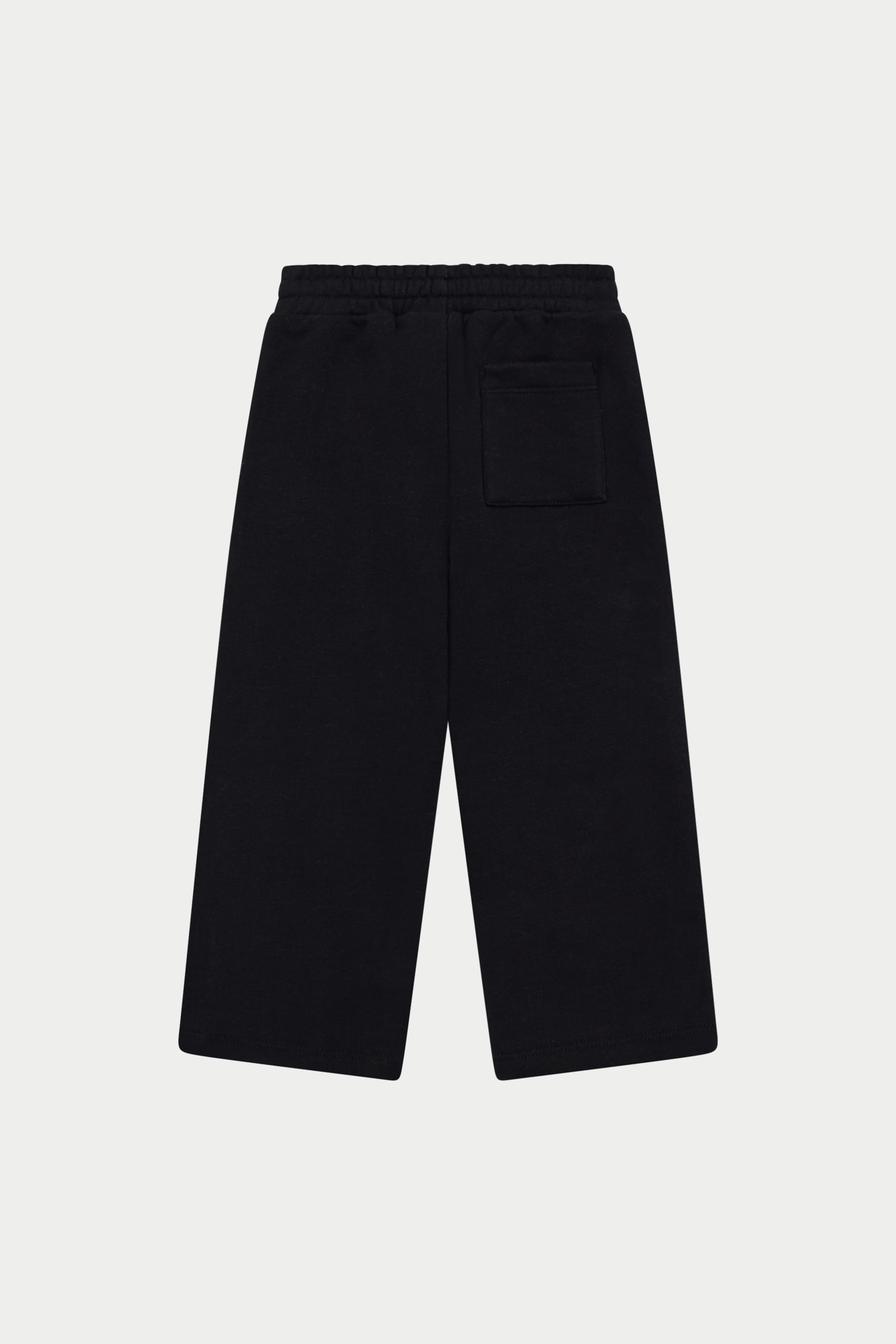 KIDS MONOGRAM EMBLEM APPLIQUE JOGGERS - BLACK - Image 8