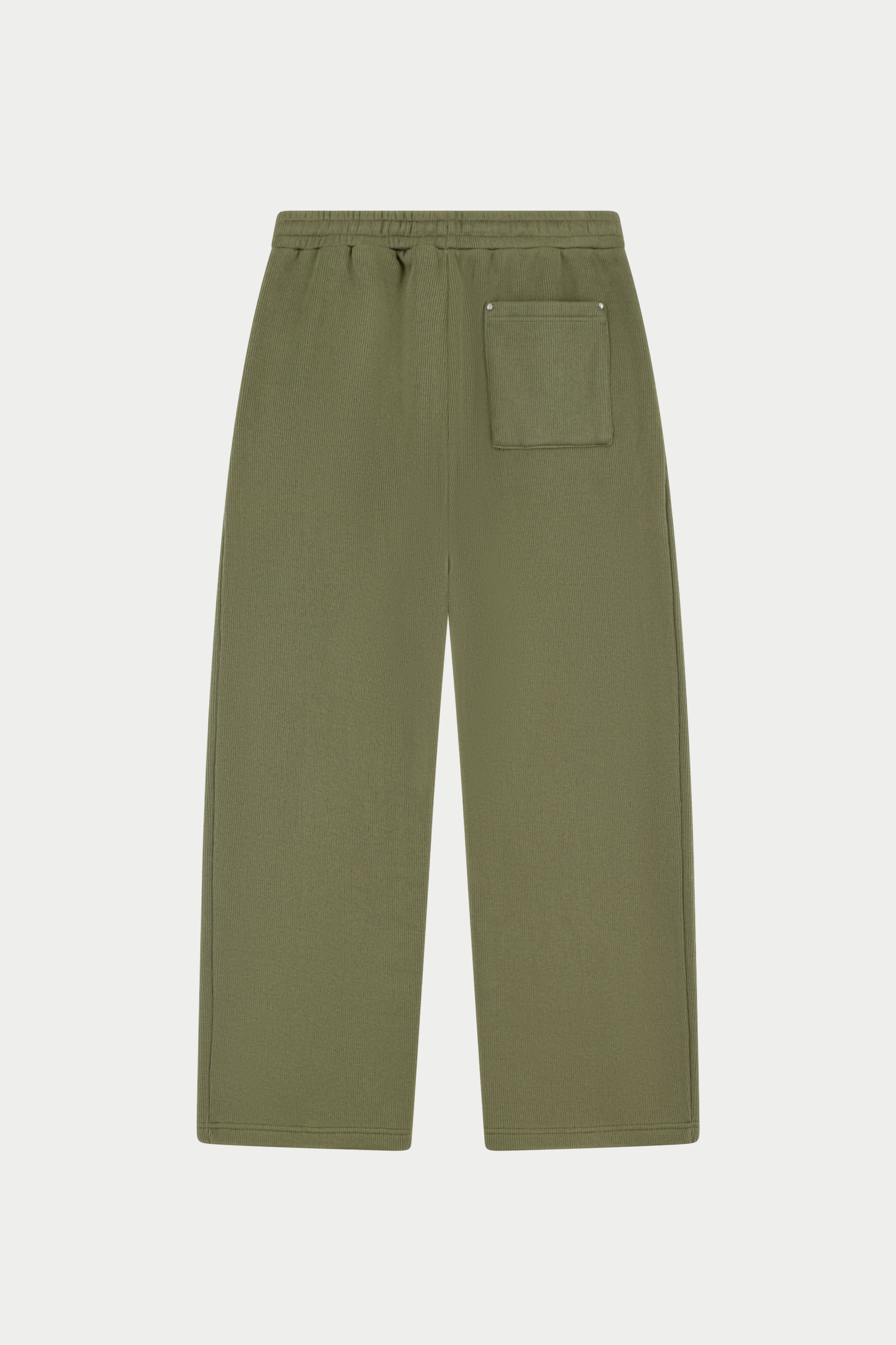 KNIT CONTRAST DRAWCORDS RELAXED JOGGERS - KHAKI - Image 7