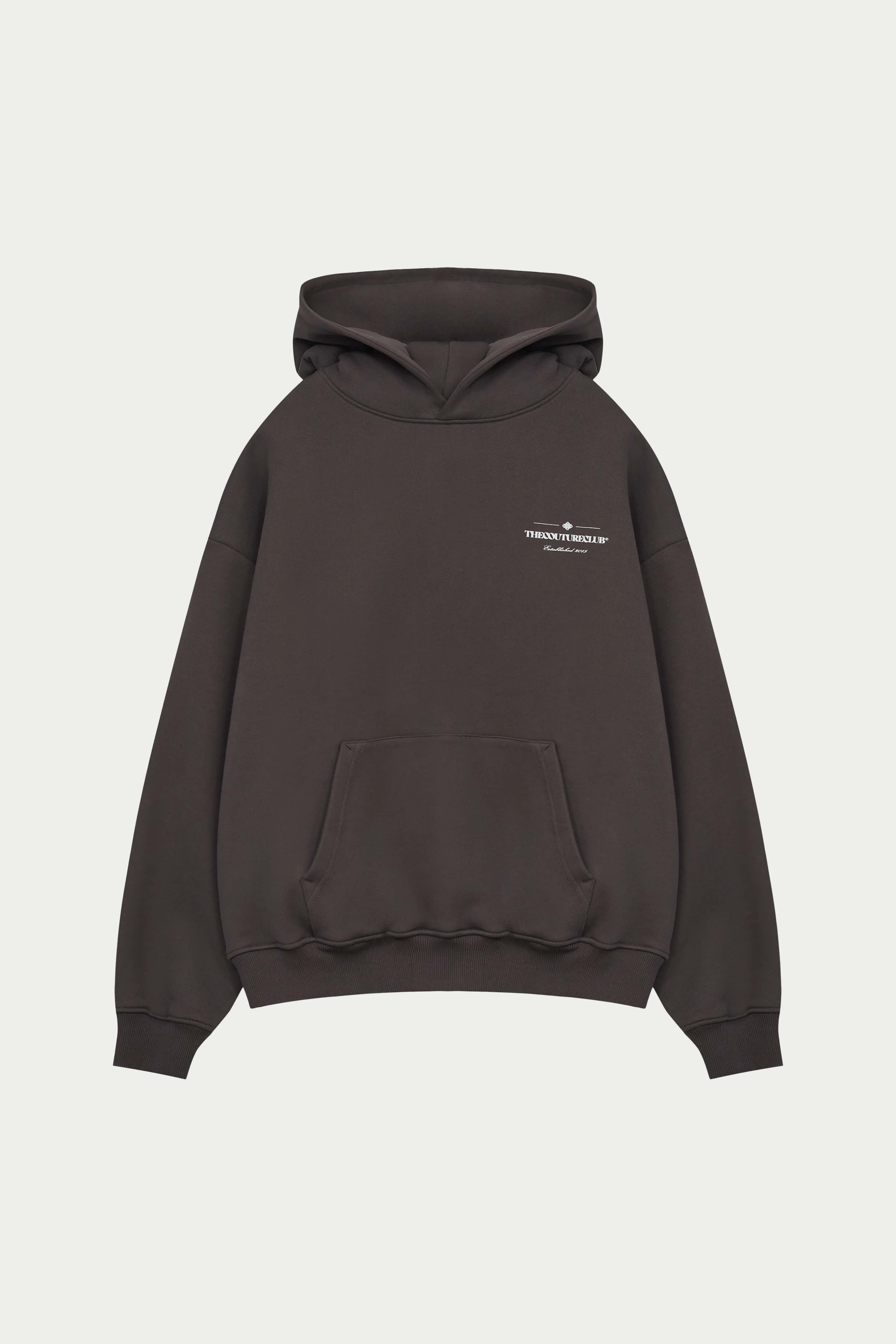 COPYRIGHT MULTI GRAPHIC HOODIE - BROWN - Image 8
