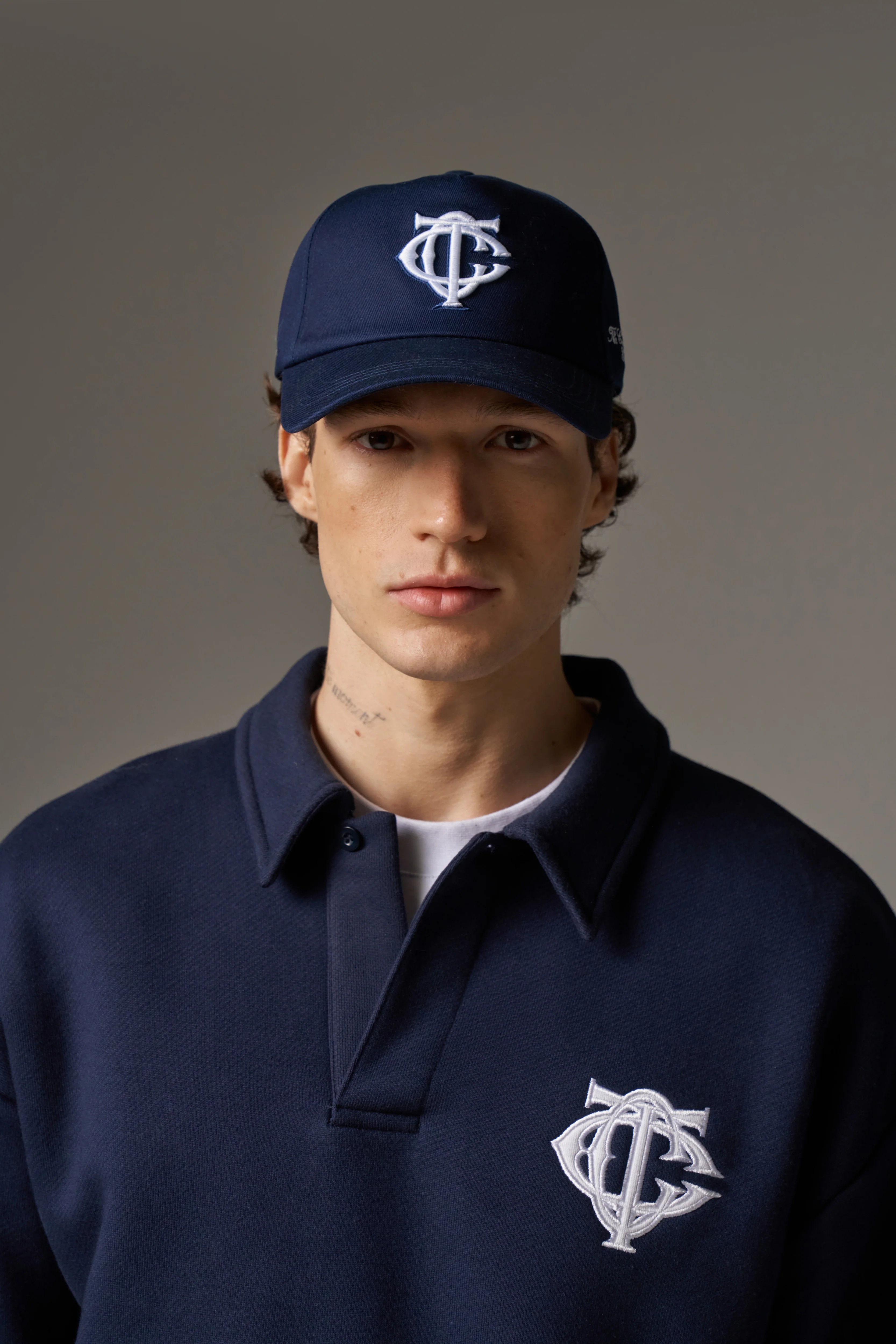 MONOGRAM CAP - NAVY - Image 2