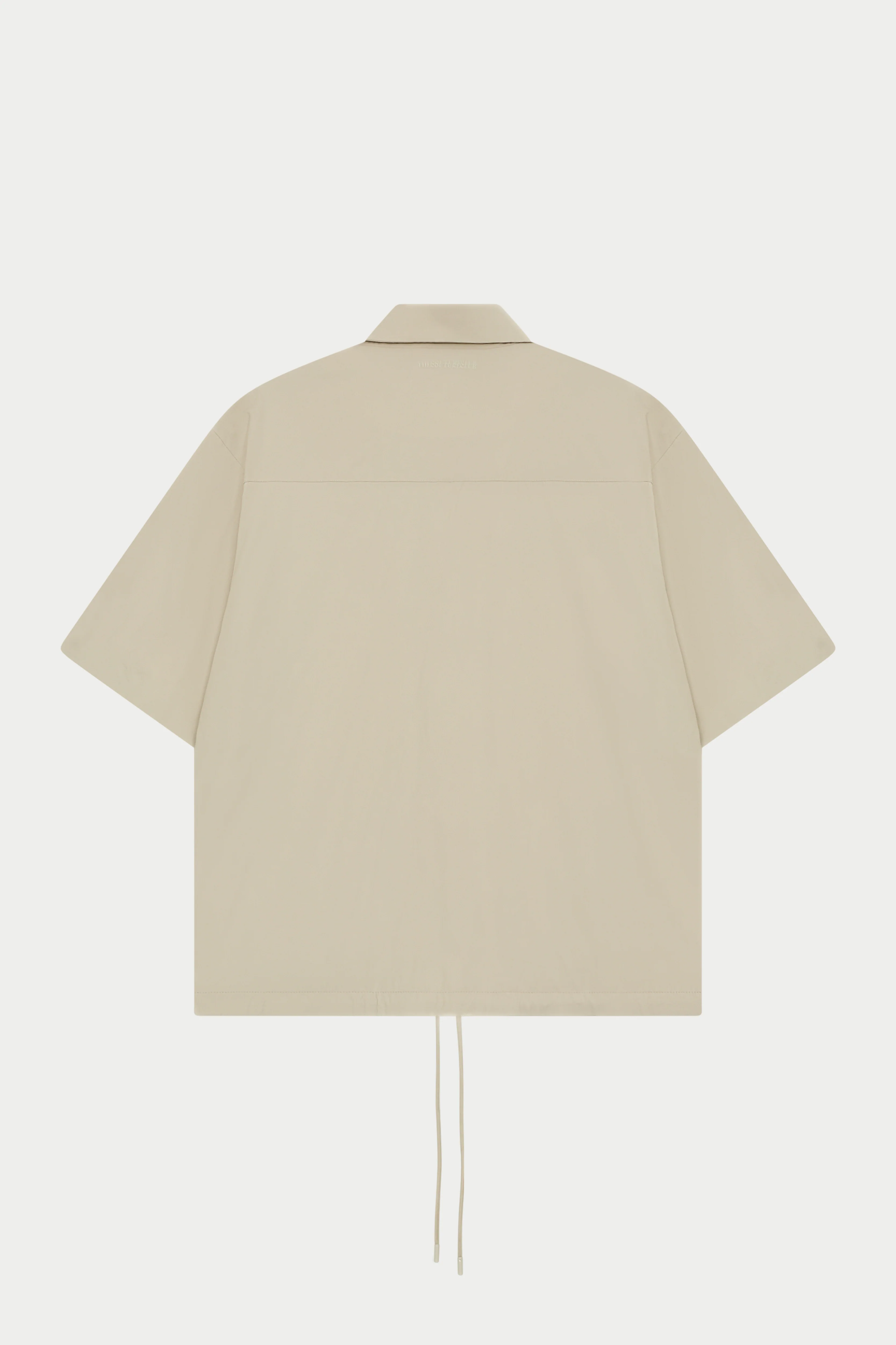 NYLON DRAWCORD SHIRT - STONE - Image 10