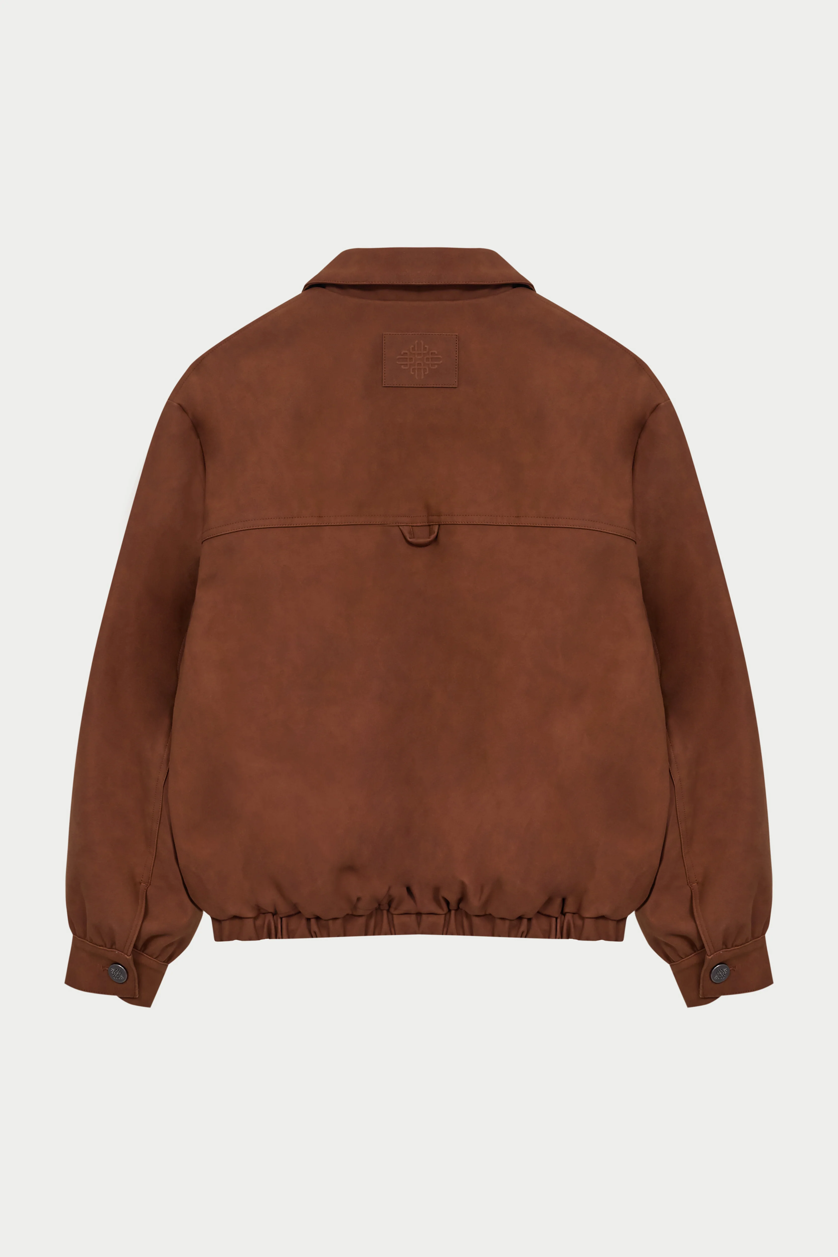 OVERSIZED FAUX SUEDE WESTERN JACKET - TAN - Image 10