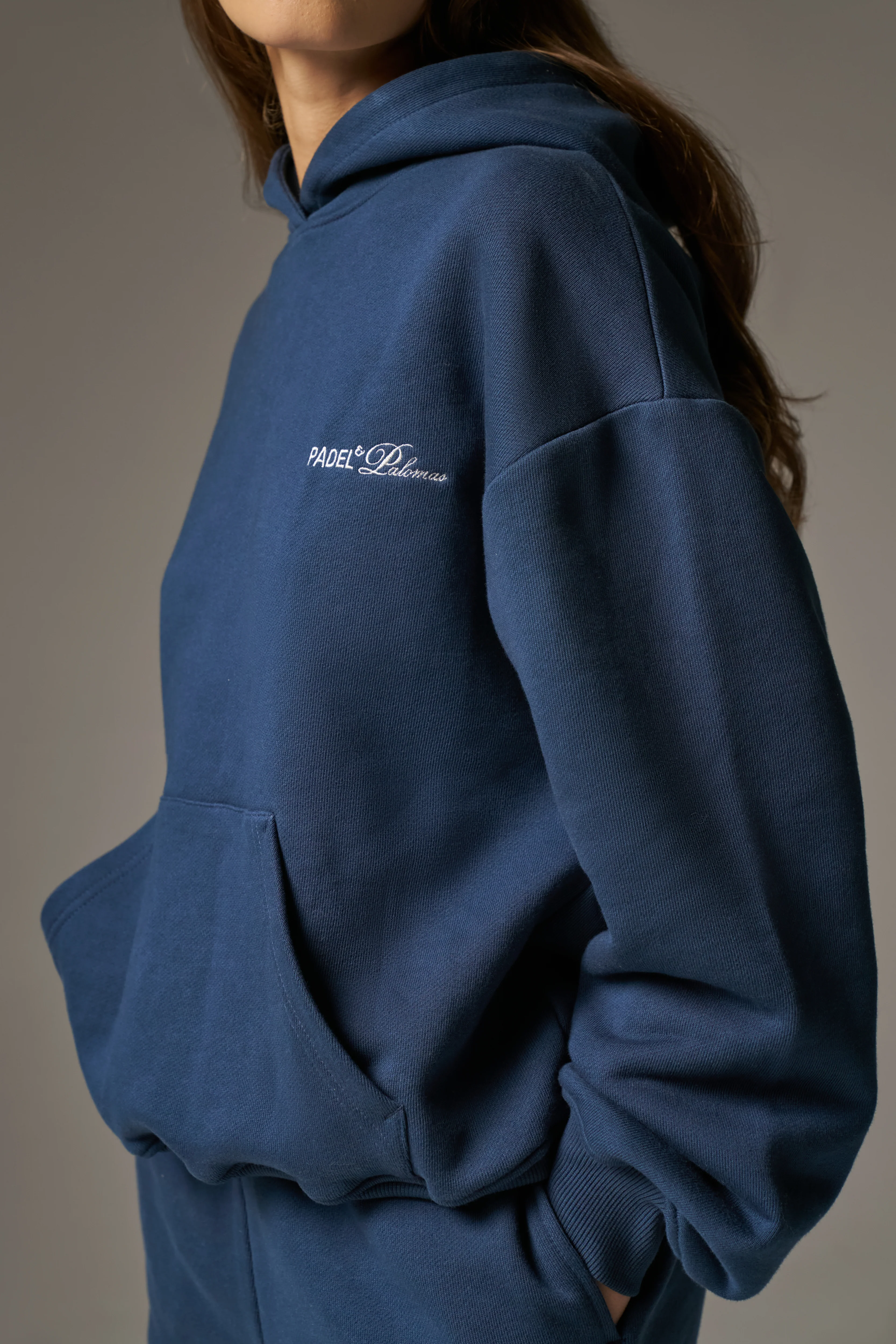 PADEL & PALOMAS OVERSIZED HOODIE - NAVY - Image 5