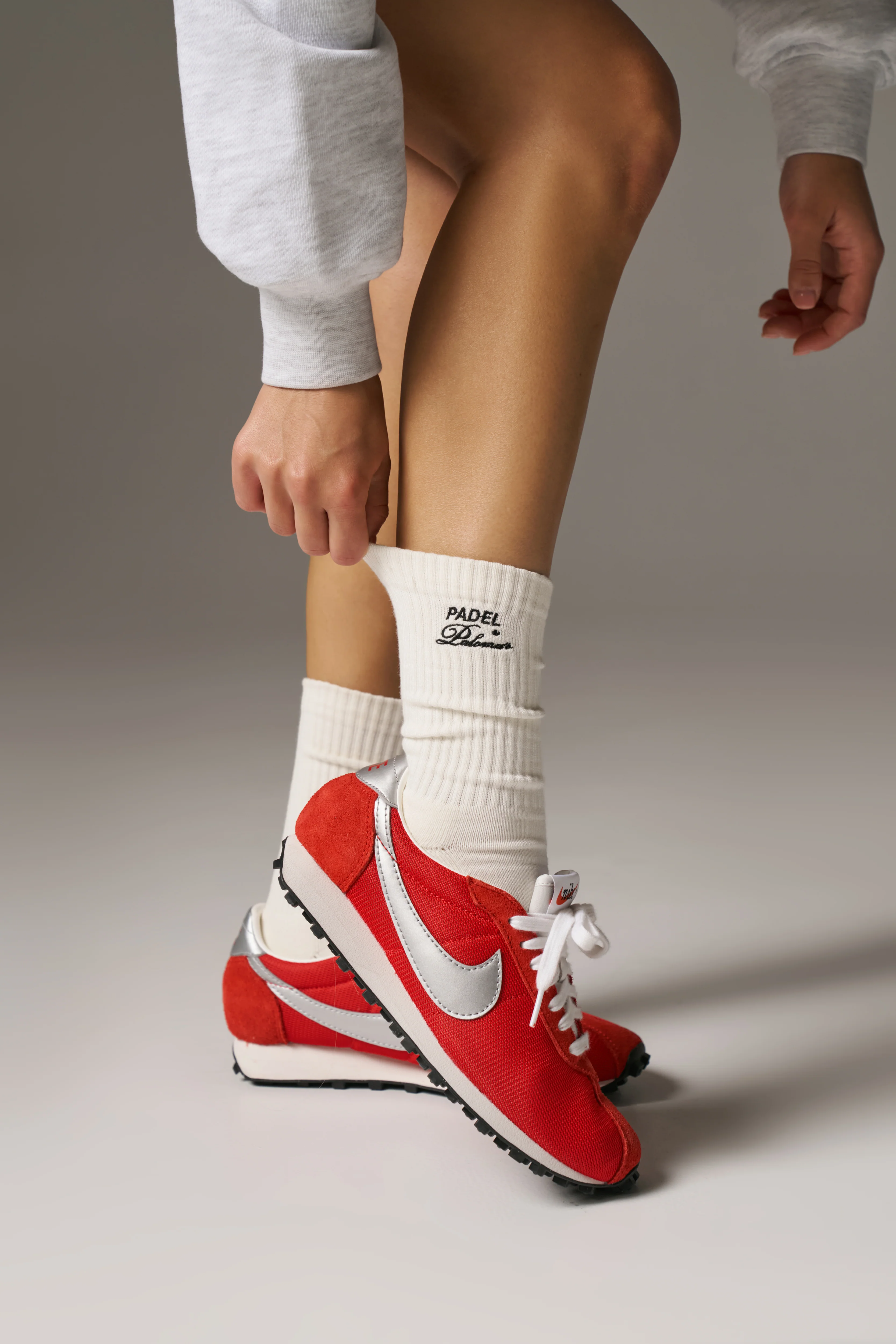 PADEL & PALOMAS SPORTS SOCKS - OFF WHITE - Image 5