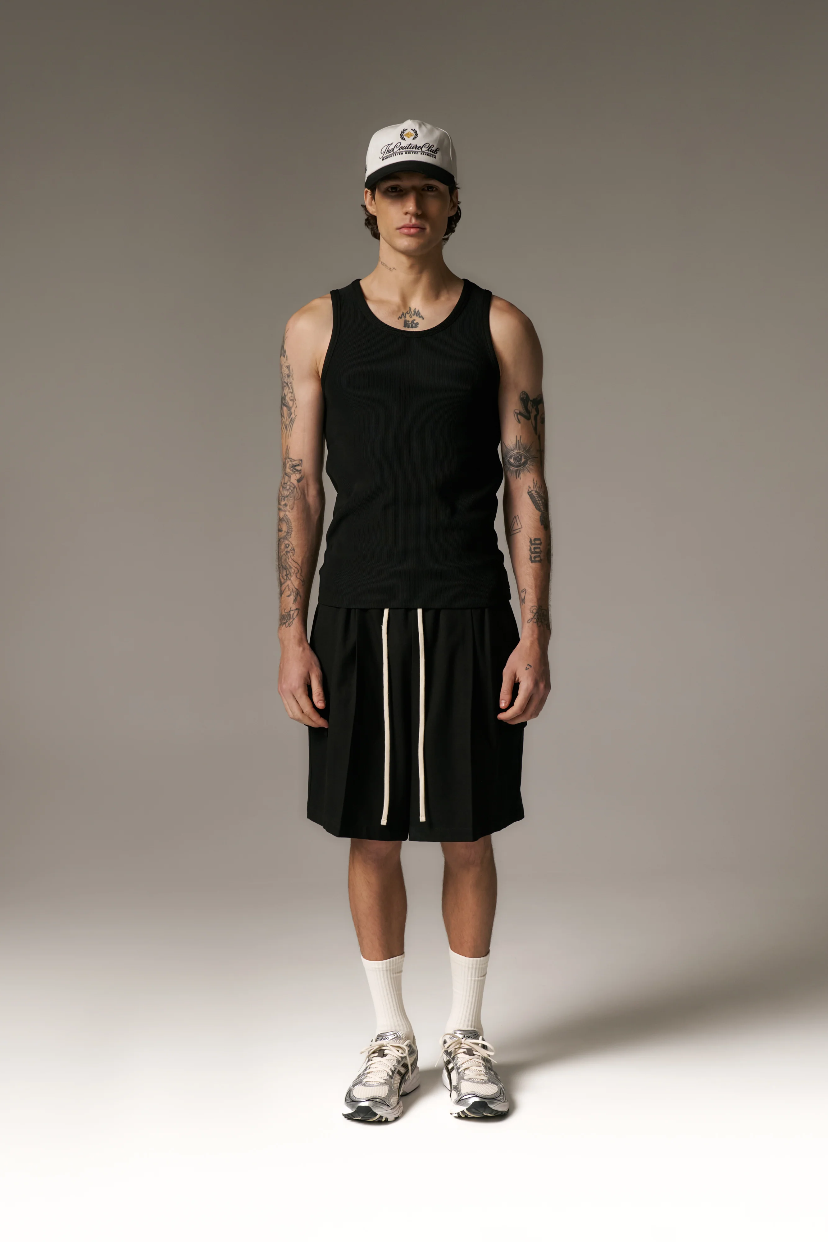 RIBBED VEST - BLACK - Image 8