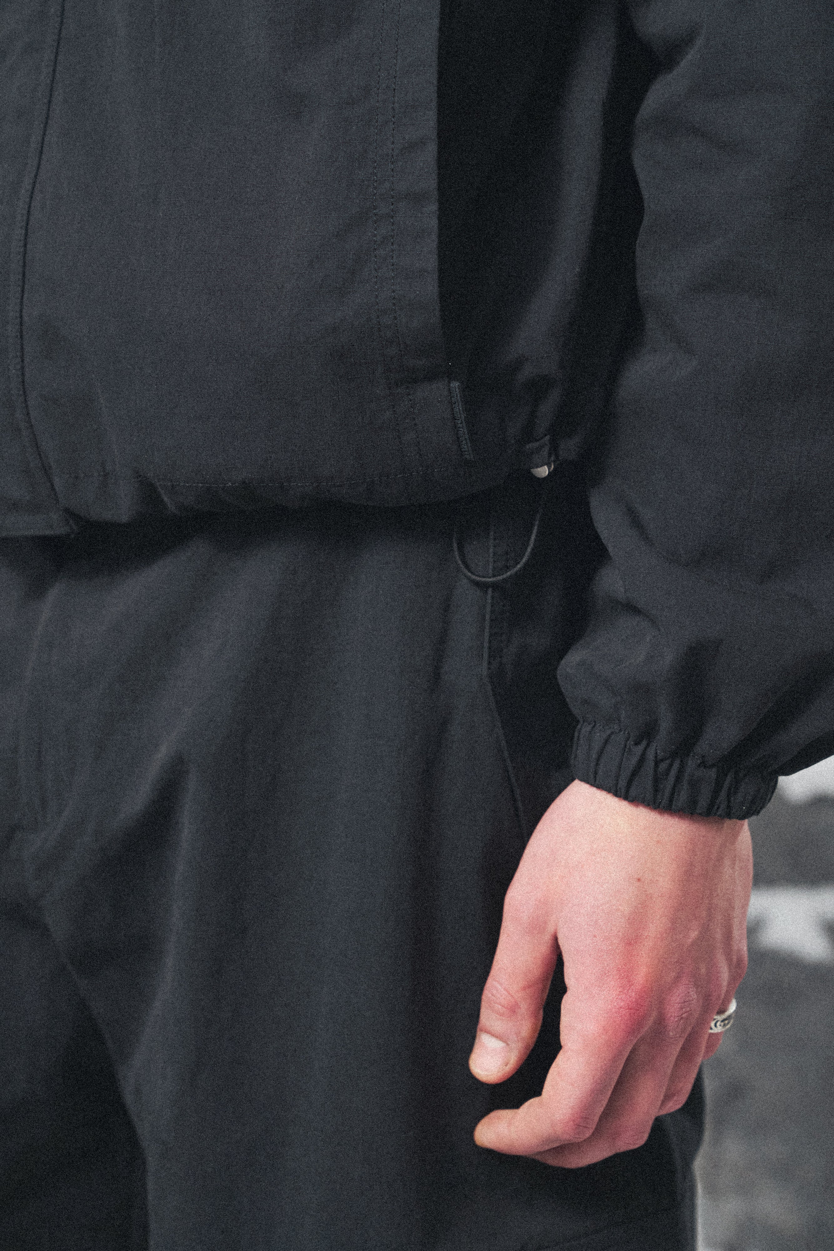 RIPSTOP WINDBREAKER - BLACK - Image 6