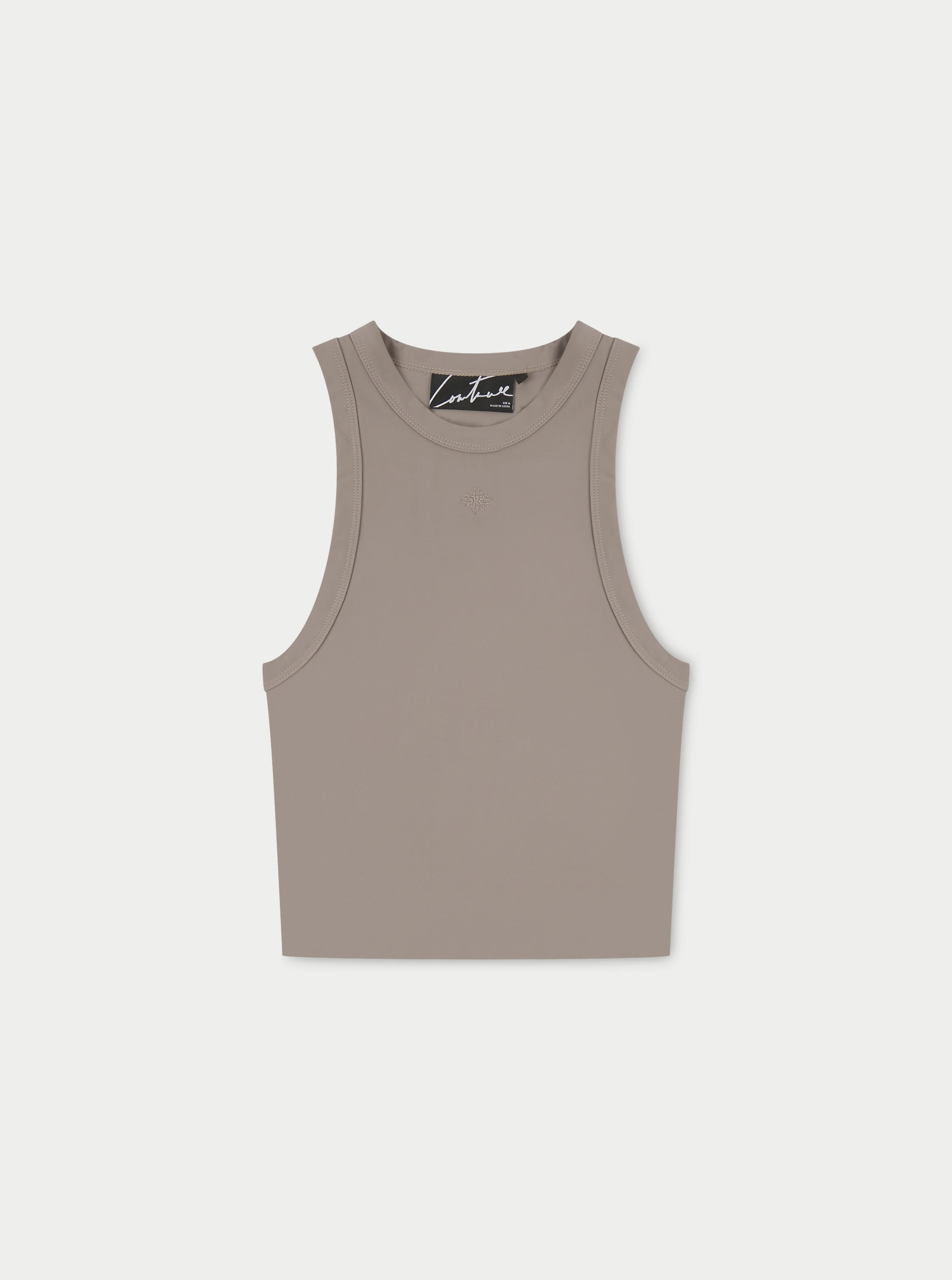 SCULPTING STRETCH EMBLEM RACER - GREY