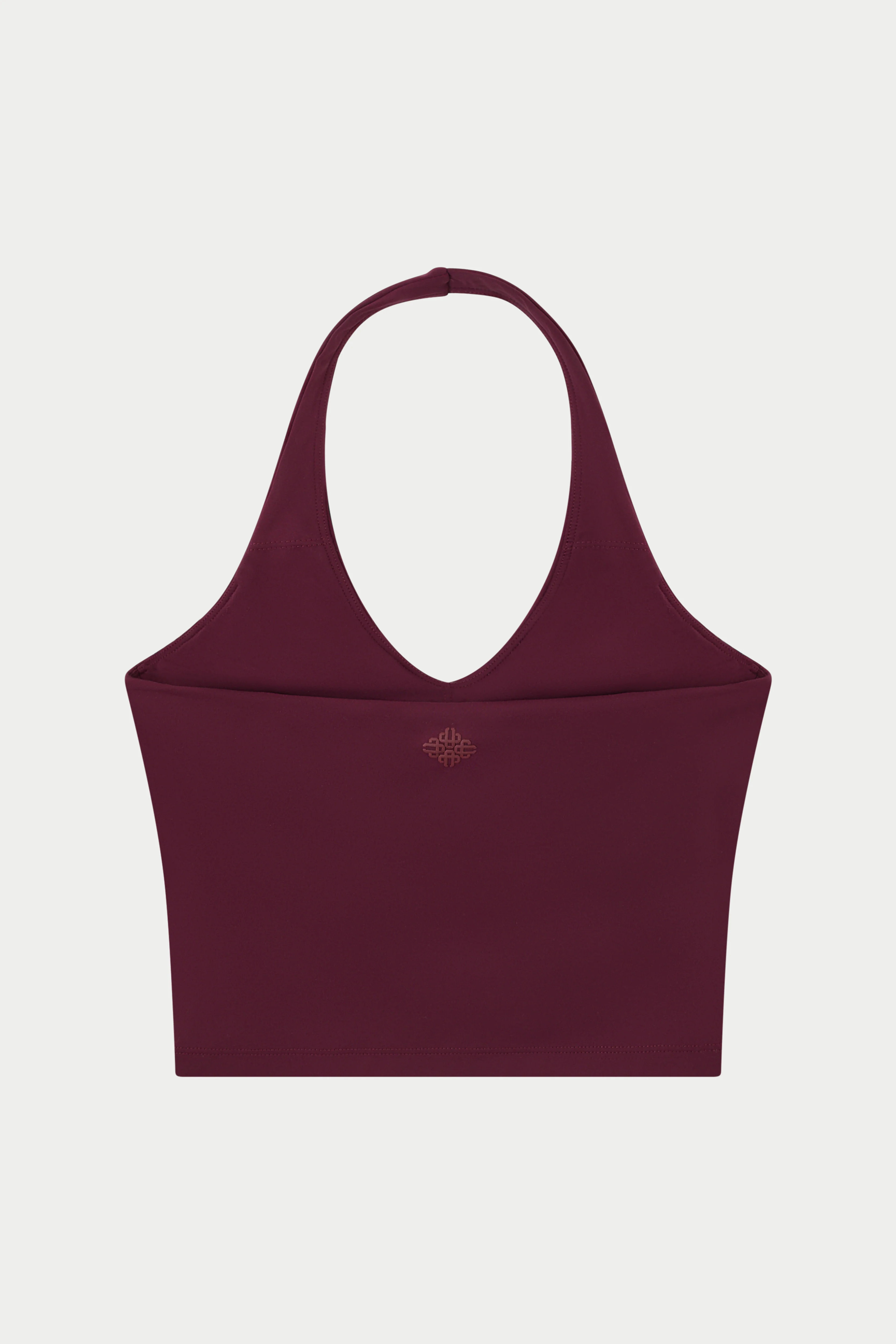 SCULPTING STRETCH HALTERNECK TOP - PLUM - Image 6