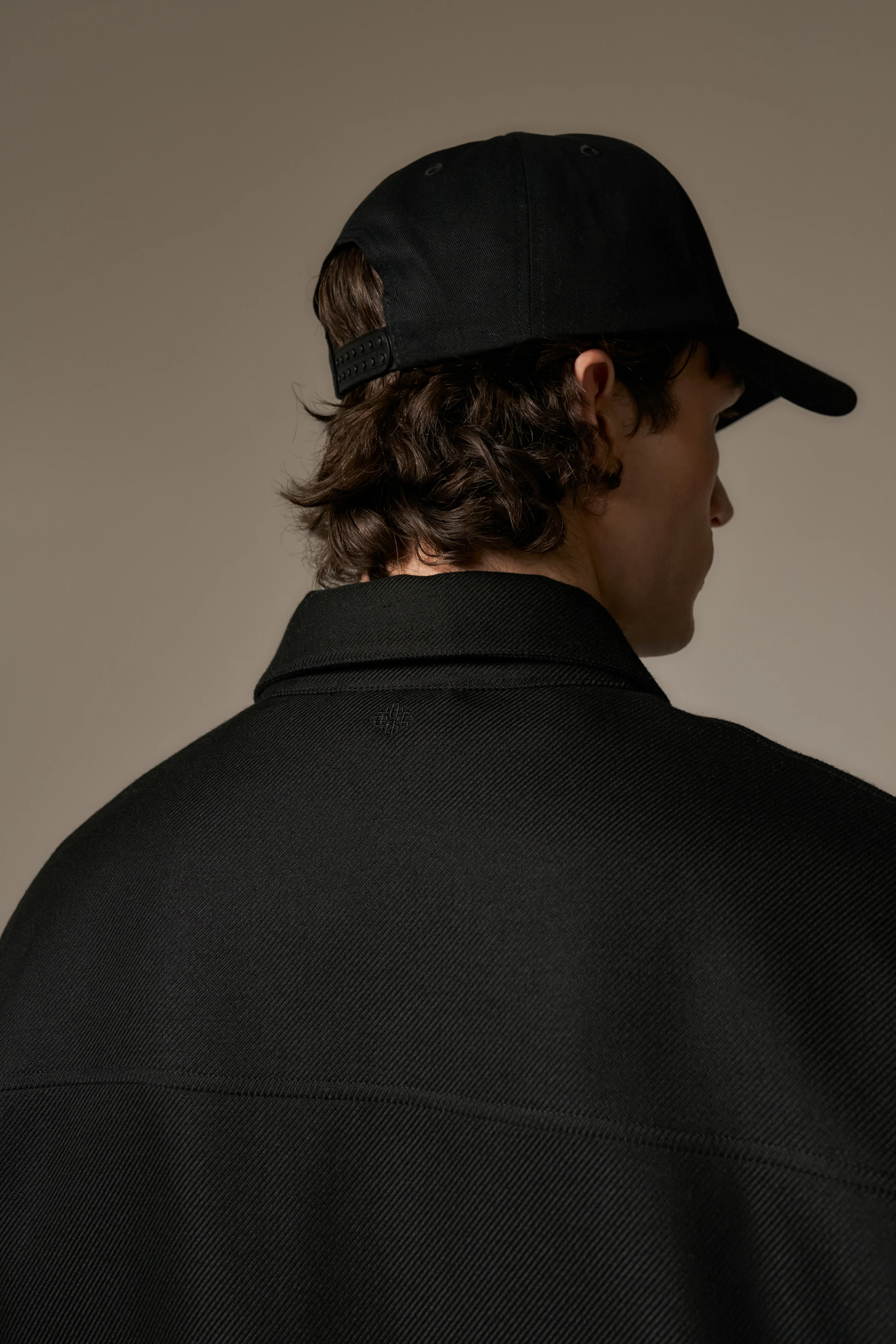 TAILORED WOOL BLEND JACKET - BLACK - Image 6