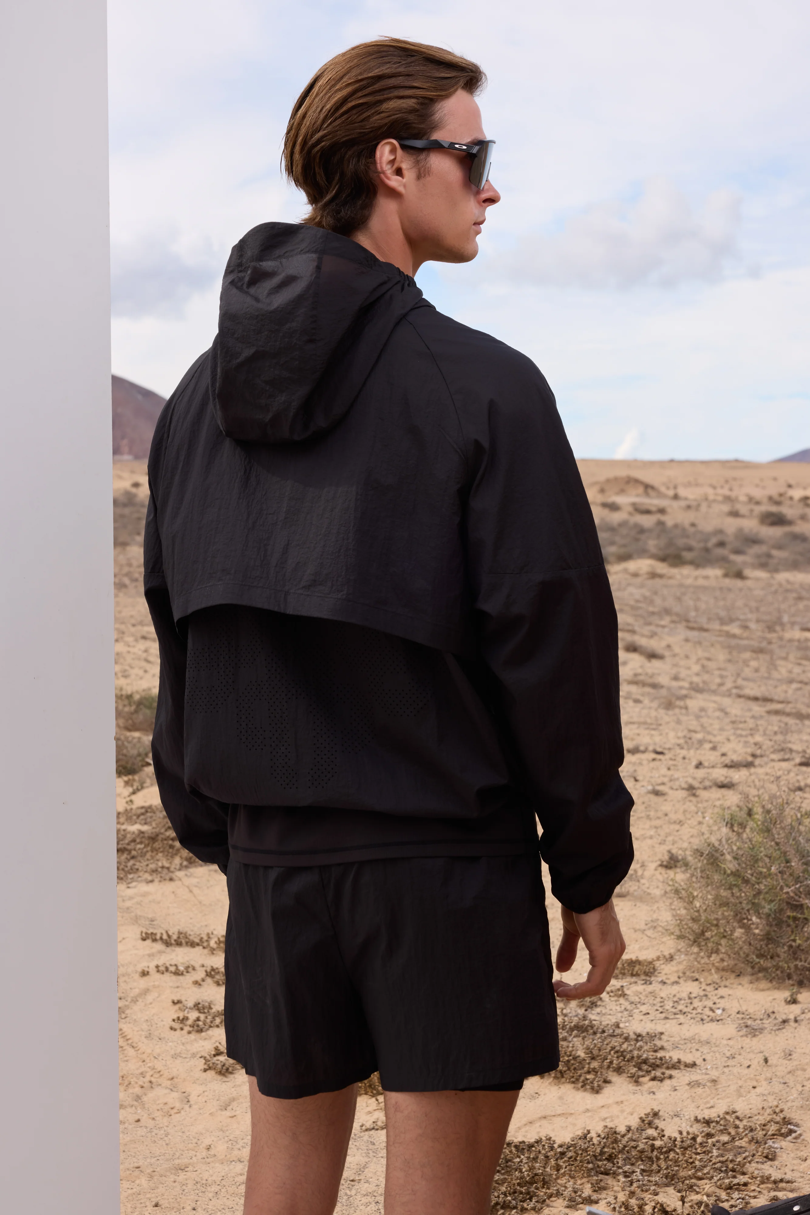 TRANSLUCENT WINDBREAKER - BLACK - Image 8