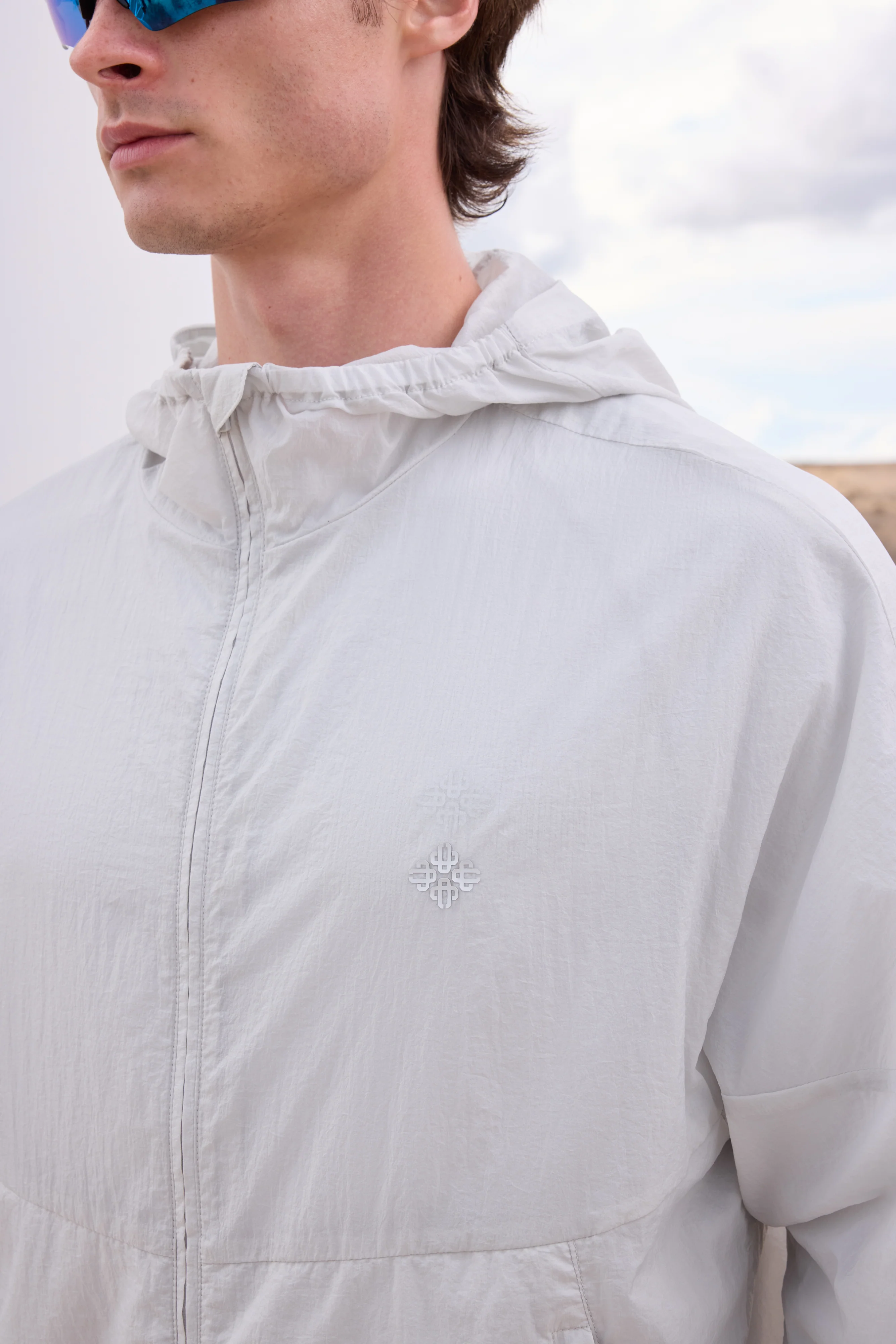 TRANSLUCENT WINDBREAKER - WHITE - Image 6