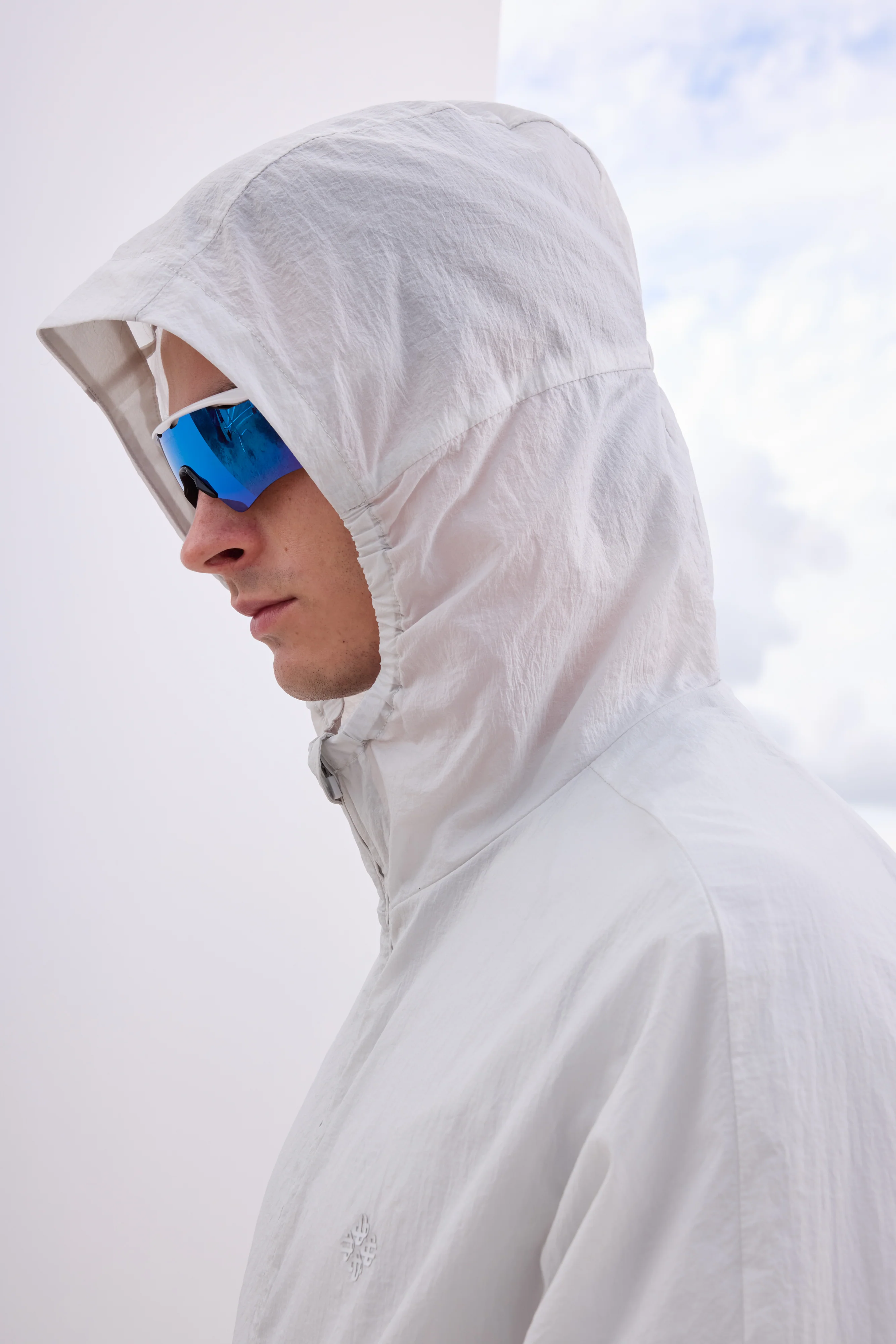TRANSLUCENT WINDBREAKER - WHITE - Image 7