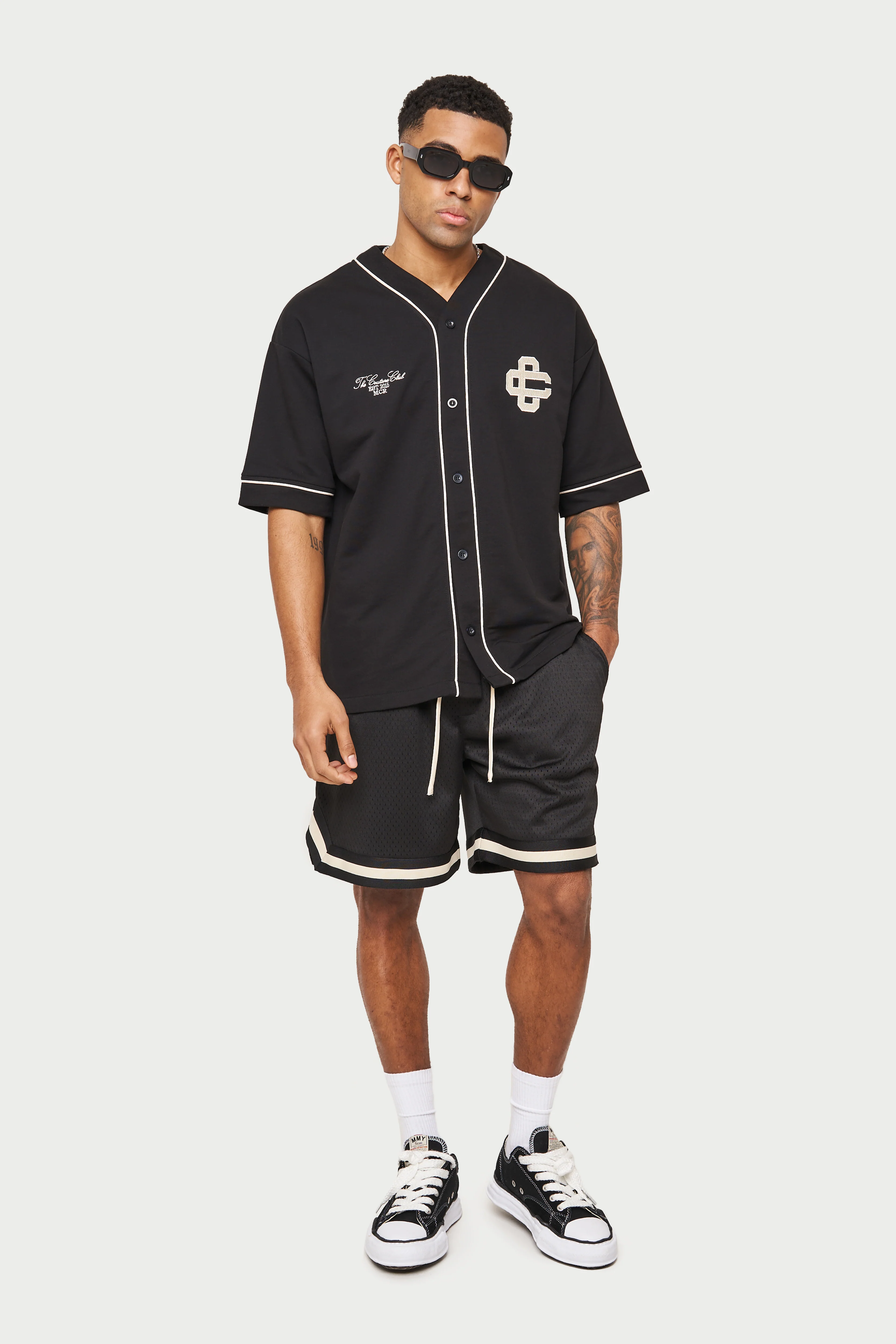 VARSITY MESH SHORT - BLACK - Image 6