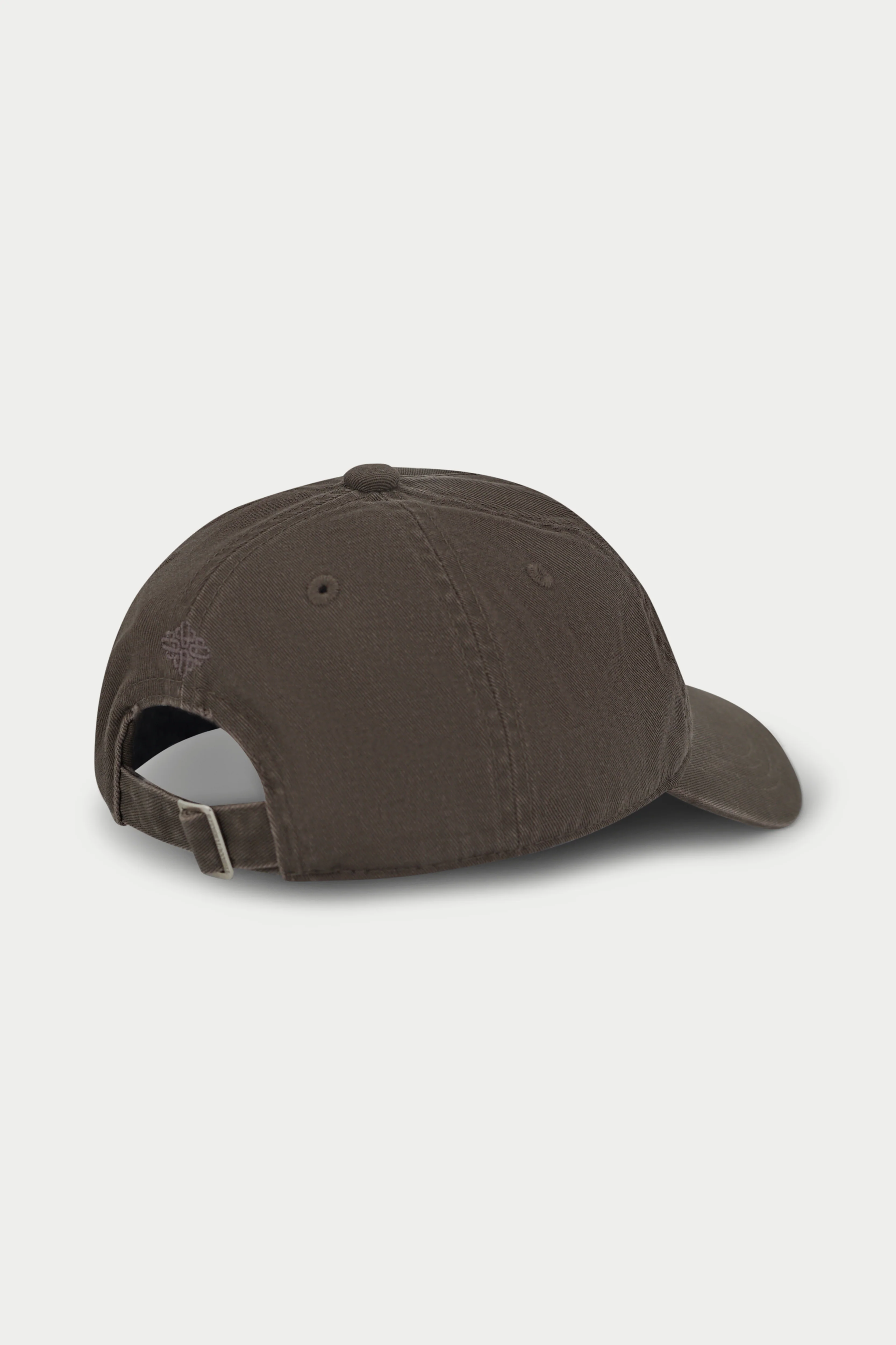 WASHED SCRIPT CAP - BROWN - Image 7