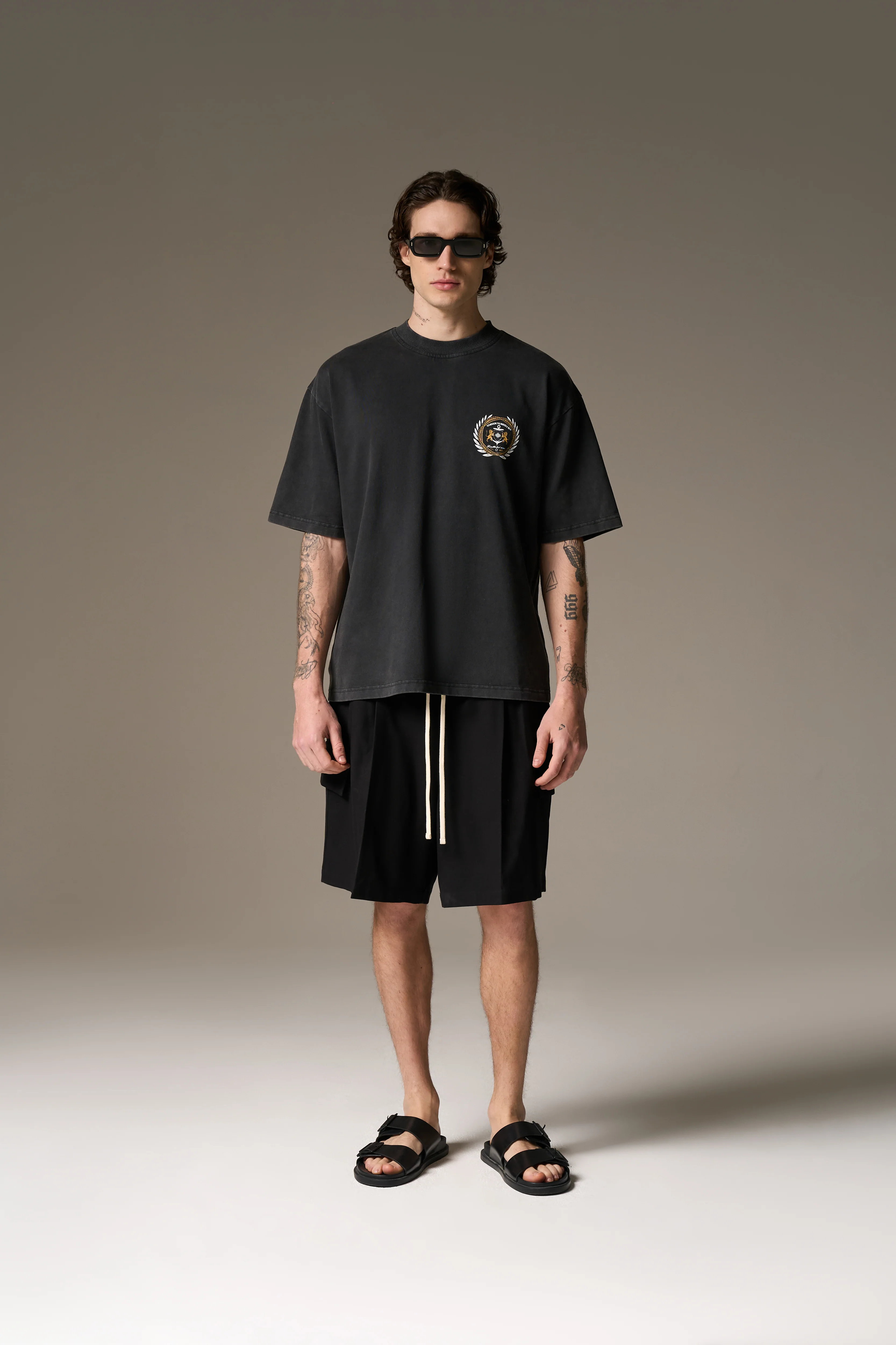 YACHT CLUB GRAPHIC T-SHIRT - WASHED BLACK - Image 11